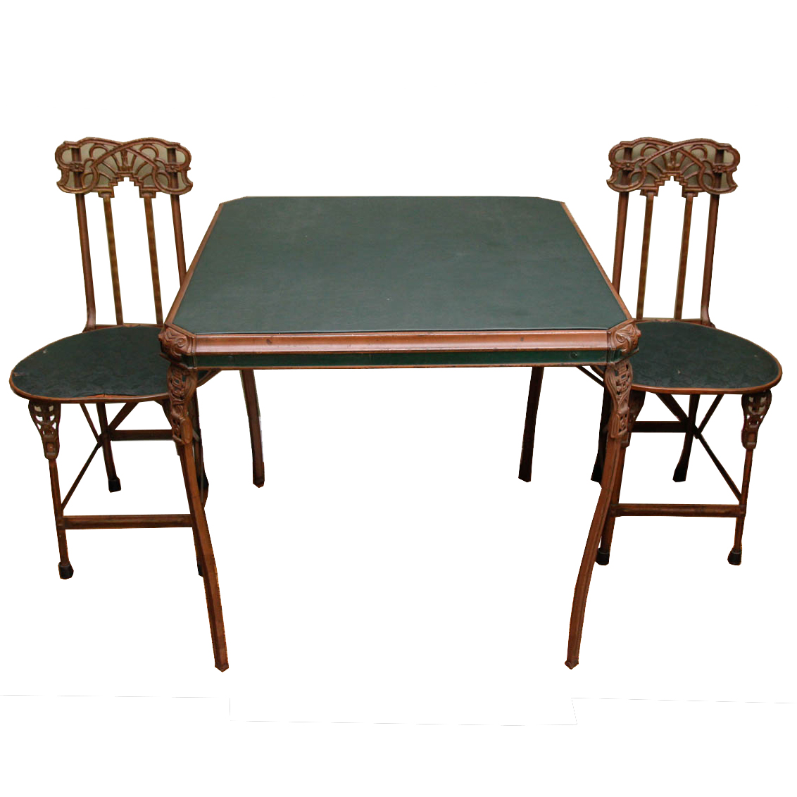 Vintage Art Nouveau Inspired Table With Chairs