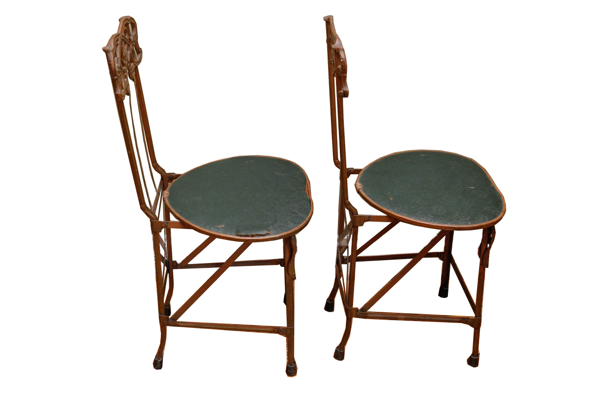Vintage Art Nouveau Inspired Table With Chairs