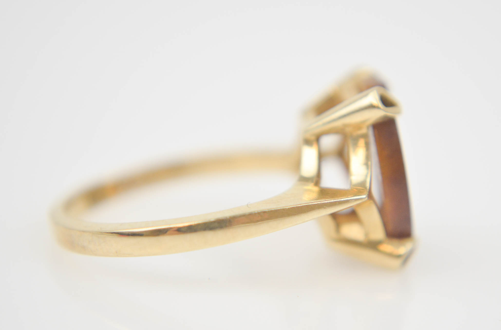 10K Yellow Gold Tiger's Eye Ring