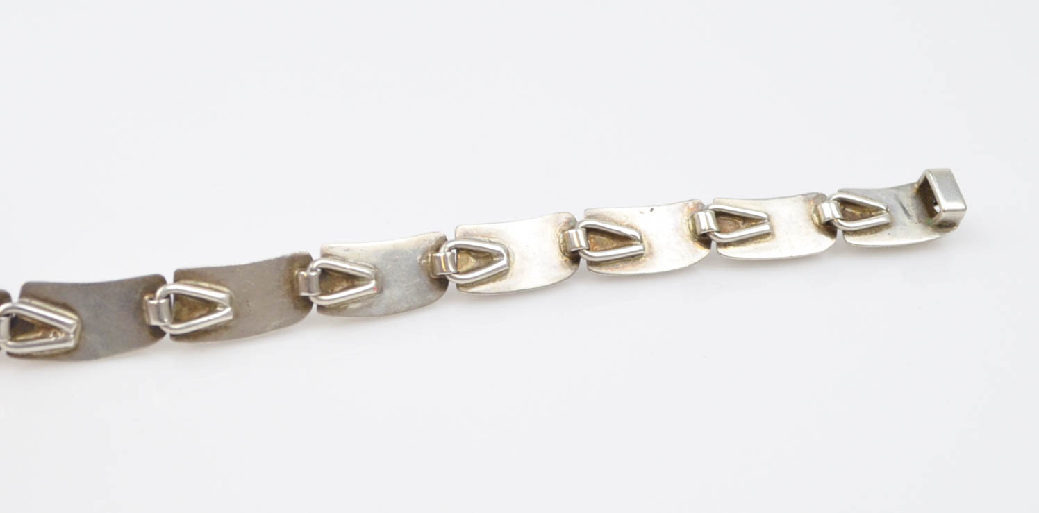 Sterling Silver Link Bracelet