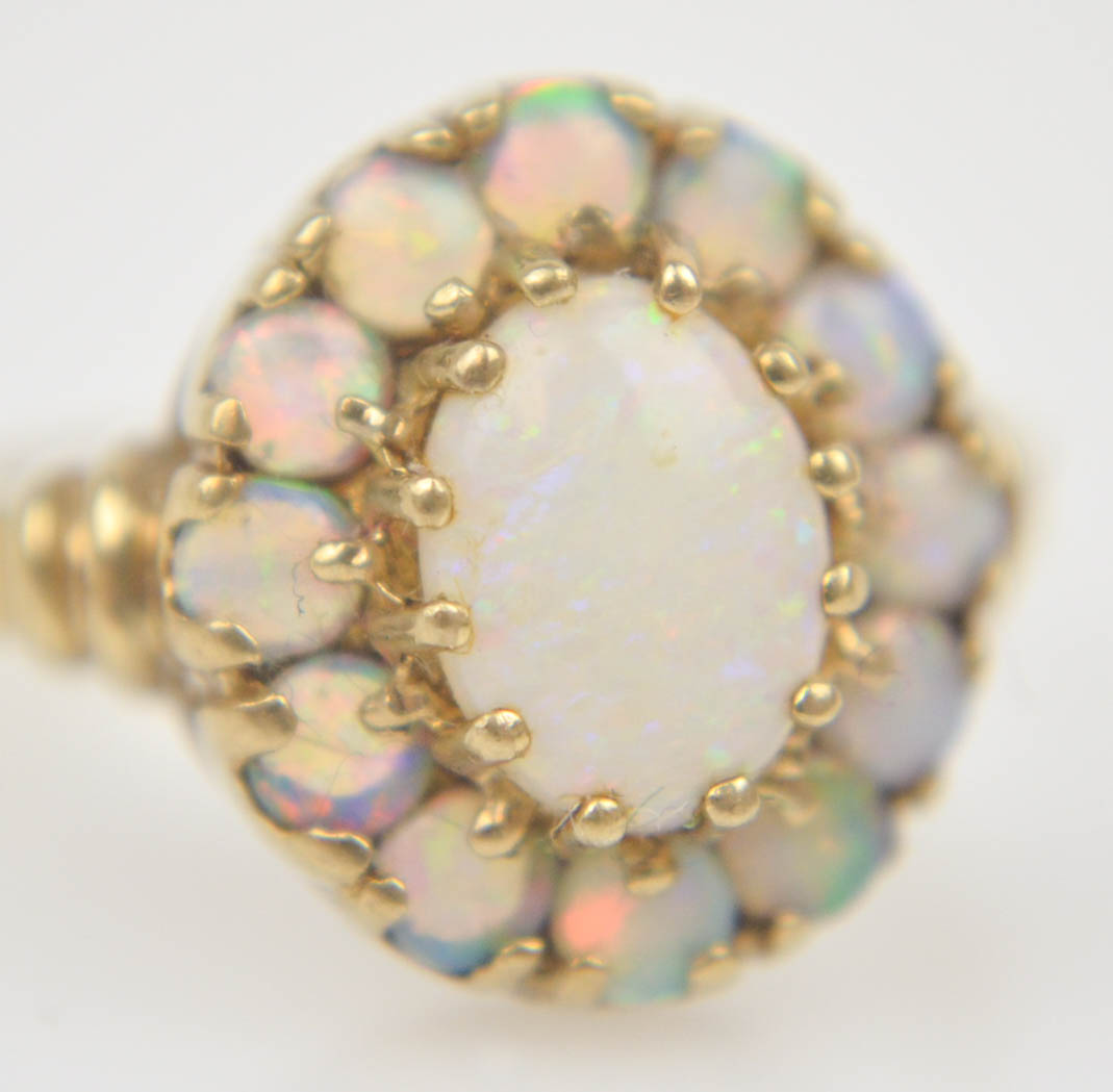 10K Yellow Gold Opal Ring