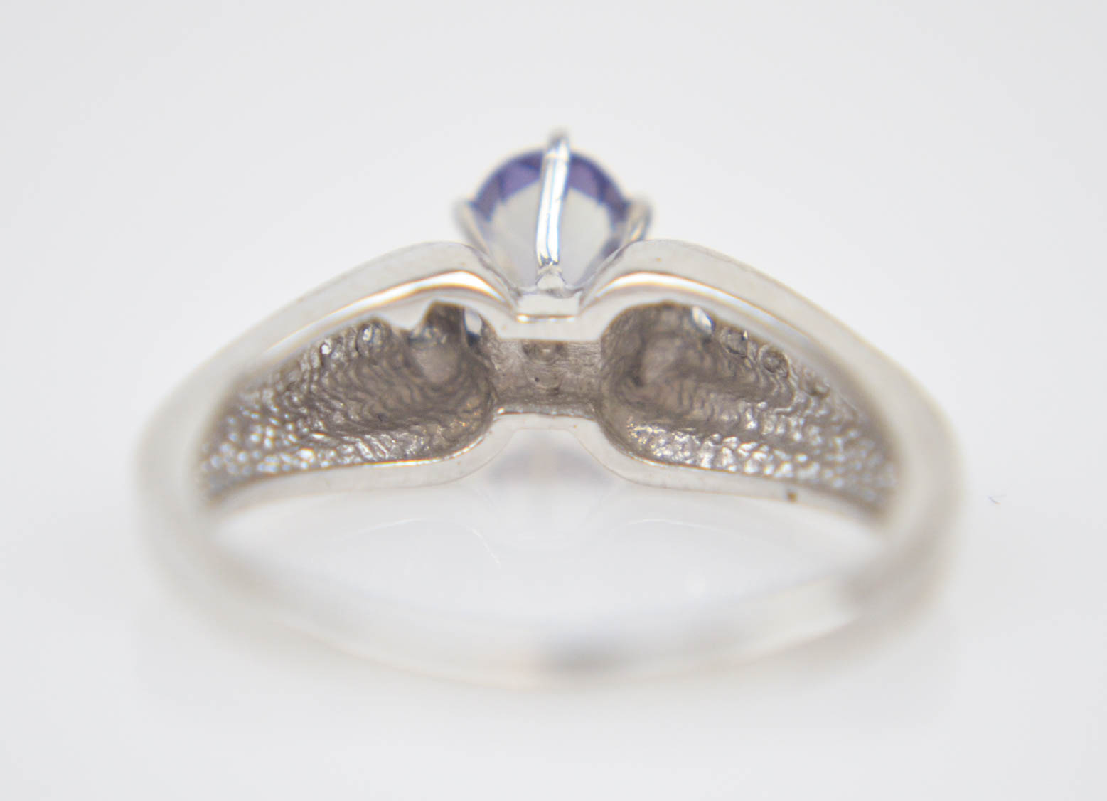 9K White Gold Alexandrite Ring