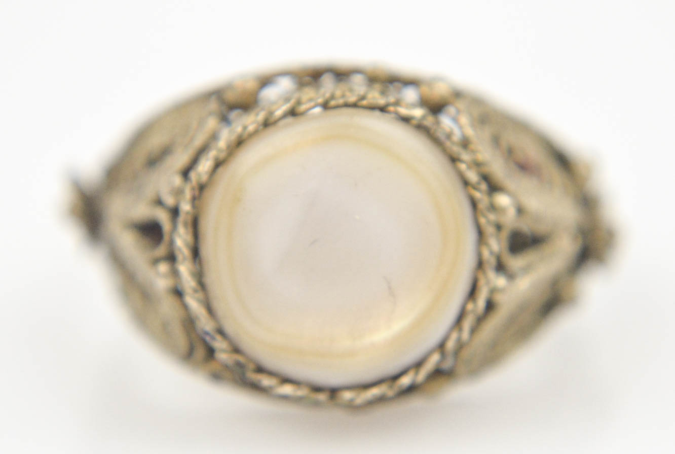 Vintage Mother of Pearl Demi Parure