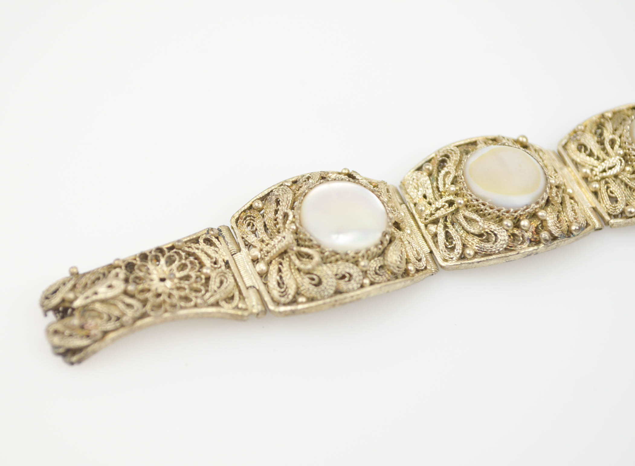 Vintage Mother of Pearl Demi Parure