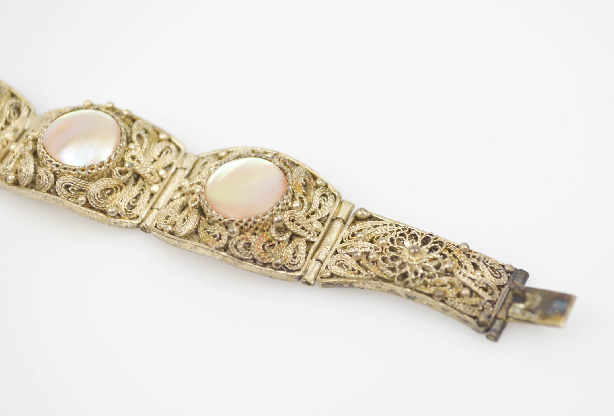 Vintage Mother of Pearl Demi Parure