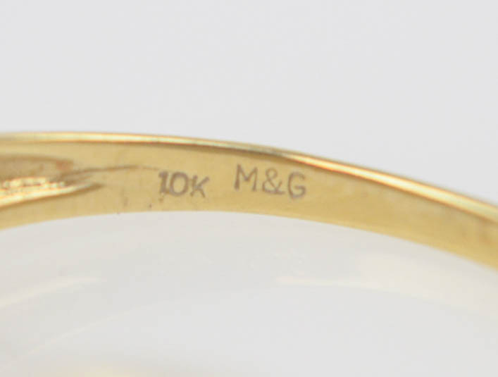10K Yellow Gold Diamond Ring