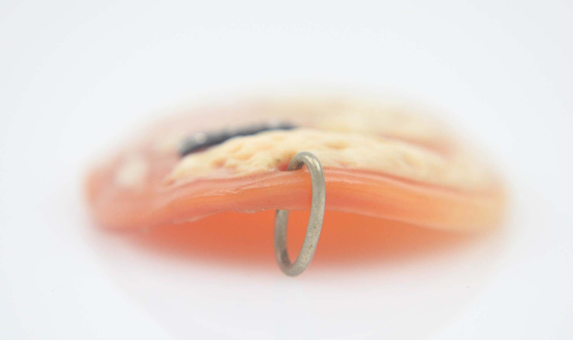 Vintage Cameo and Diamond Pendant