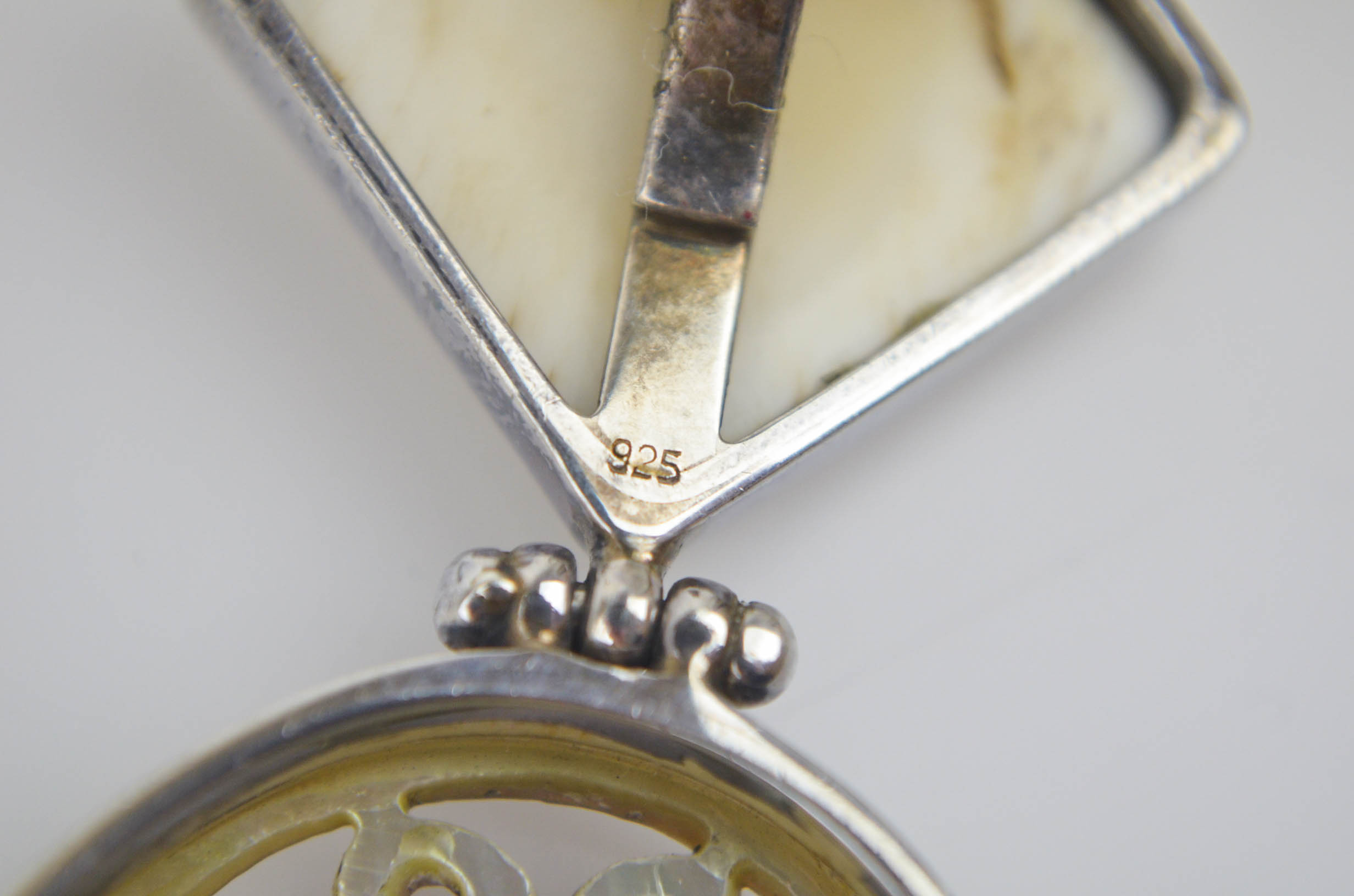 Sterling and Multi Colored Stone Pendants