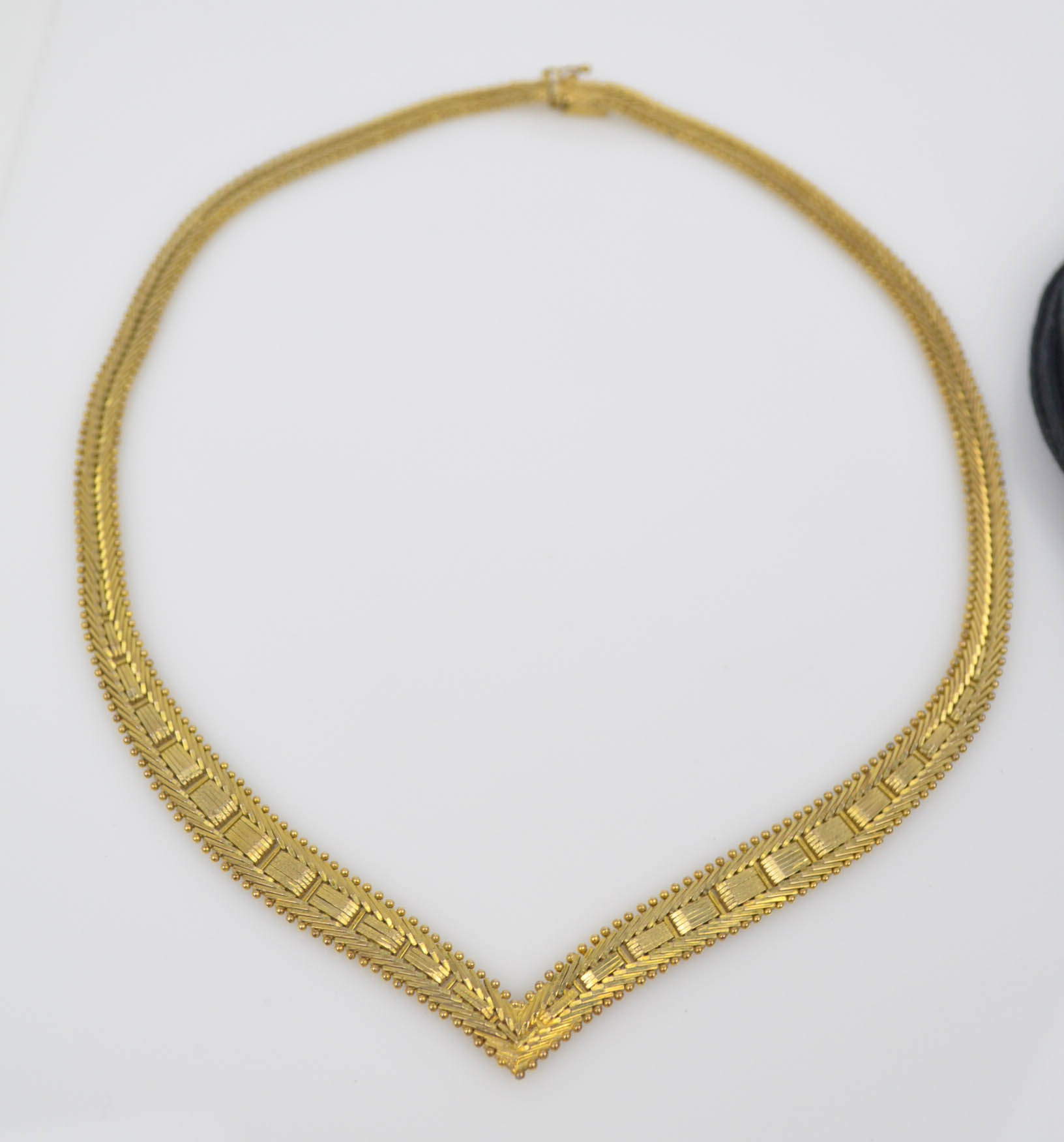 Pair of Sterling Silver Statement Necklaces