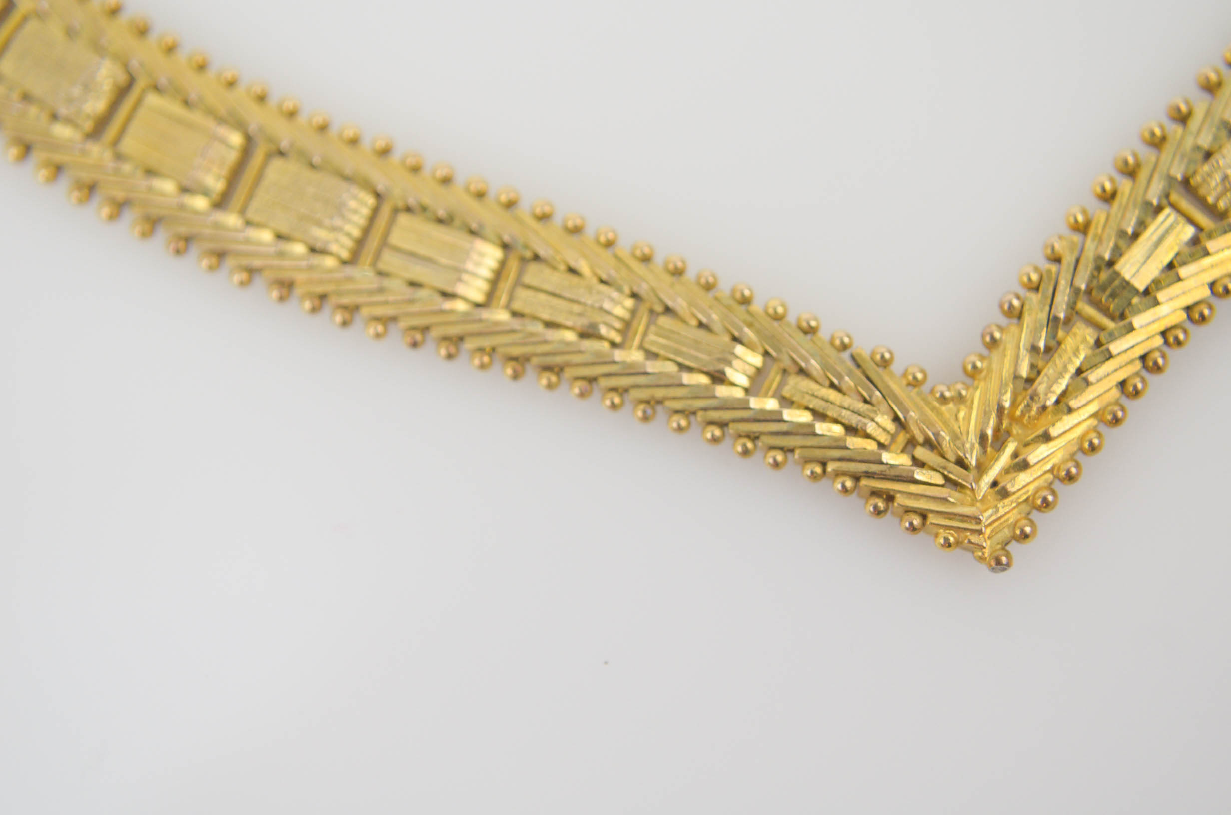 Pair of Sterling Silver Statement Necklaces