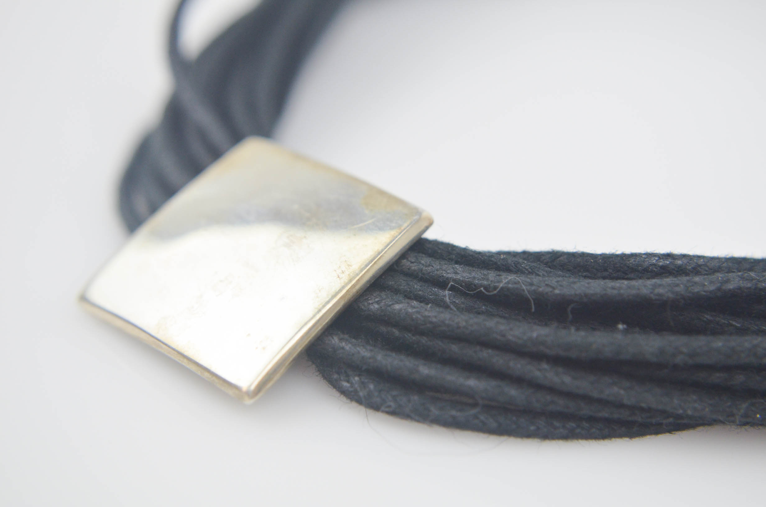 Pair of Sterling Silver Statement Necklaces