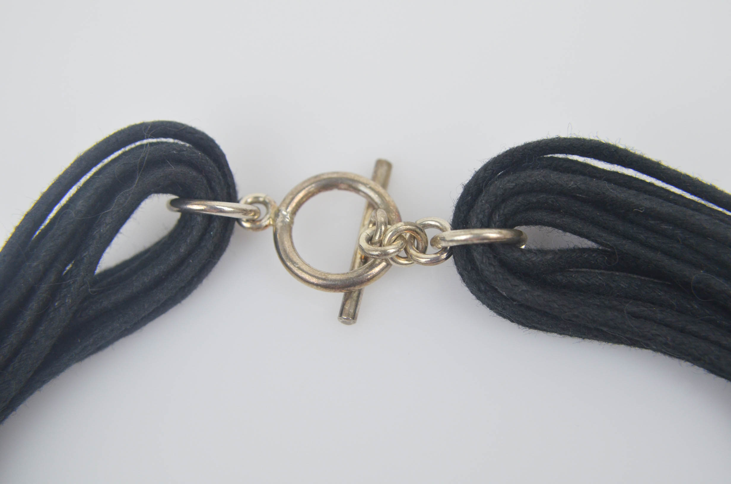 Pair of Sterling Silver Statement Necklaces