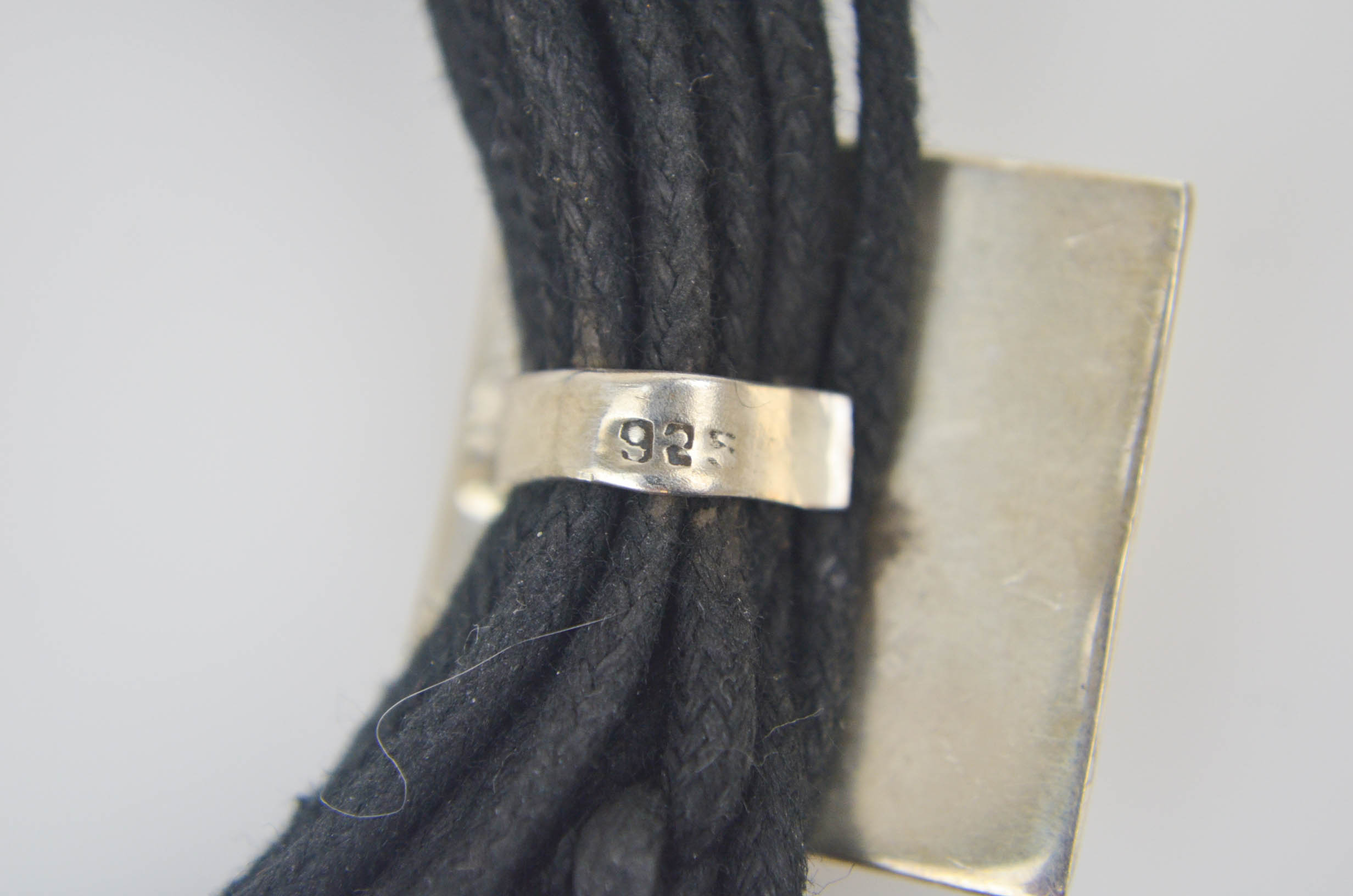 Pair of Sterling Silver Statement Necklaces