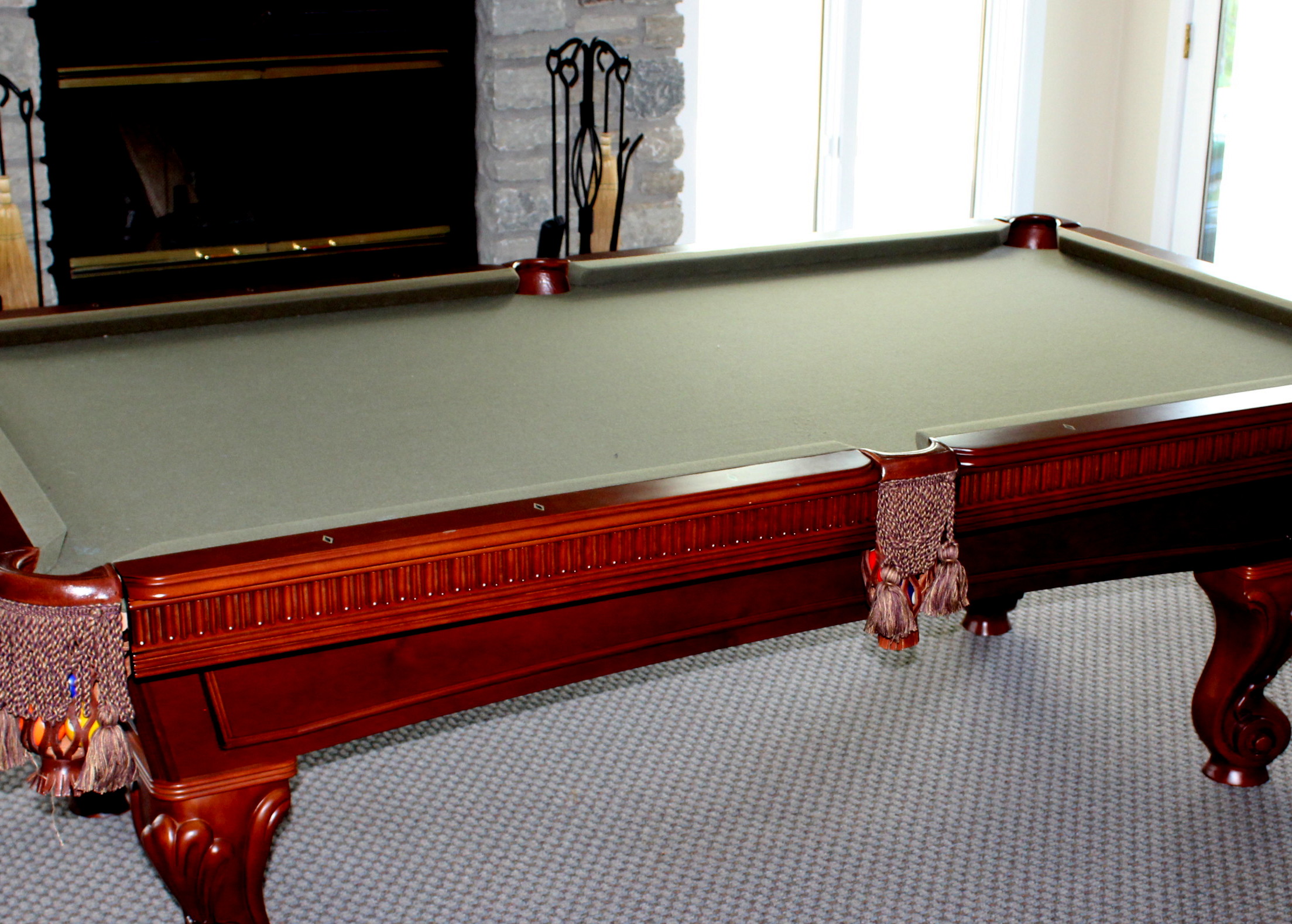 World of Leisure Billiards Table and Accessories