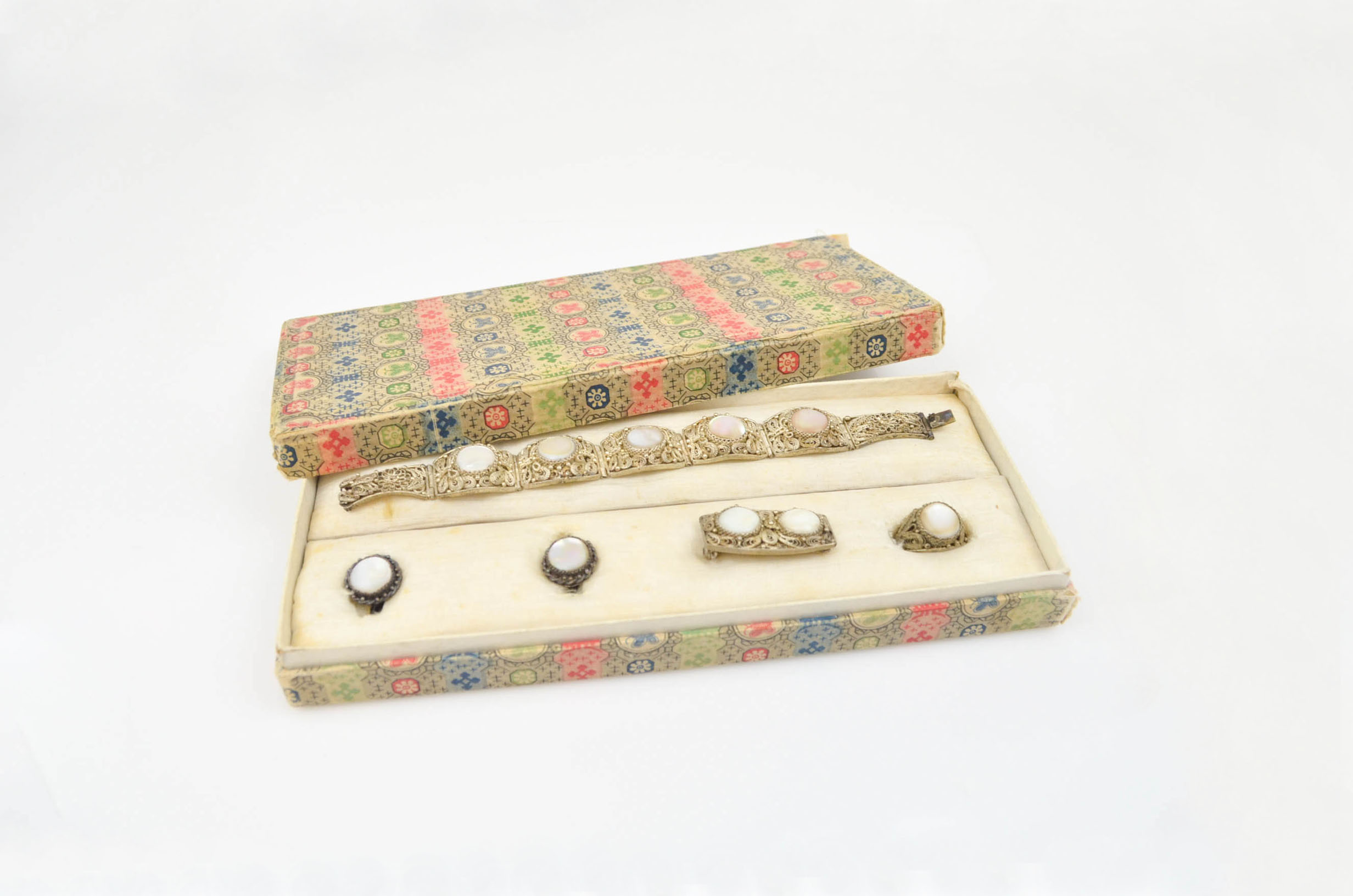 Vintage Mother of Pearl Demi Parure