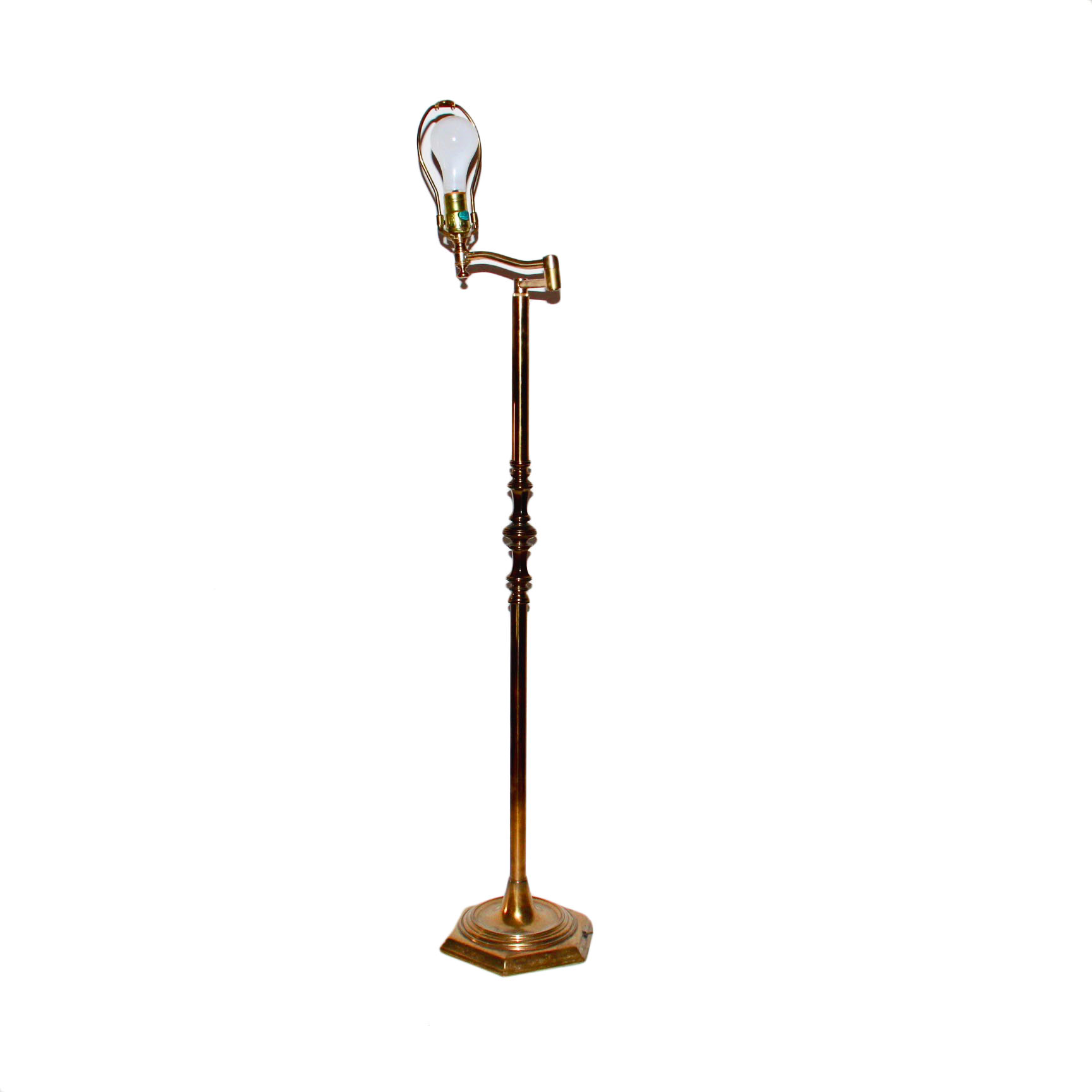 Leviton Brass Floor Lamp