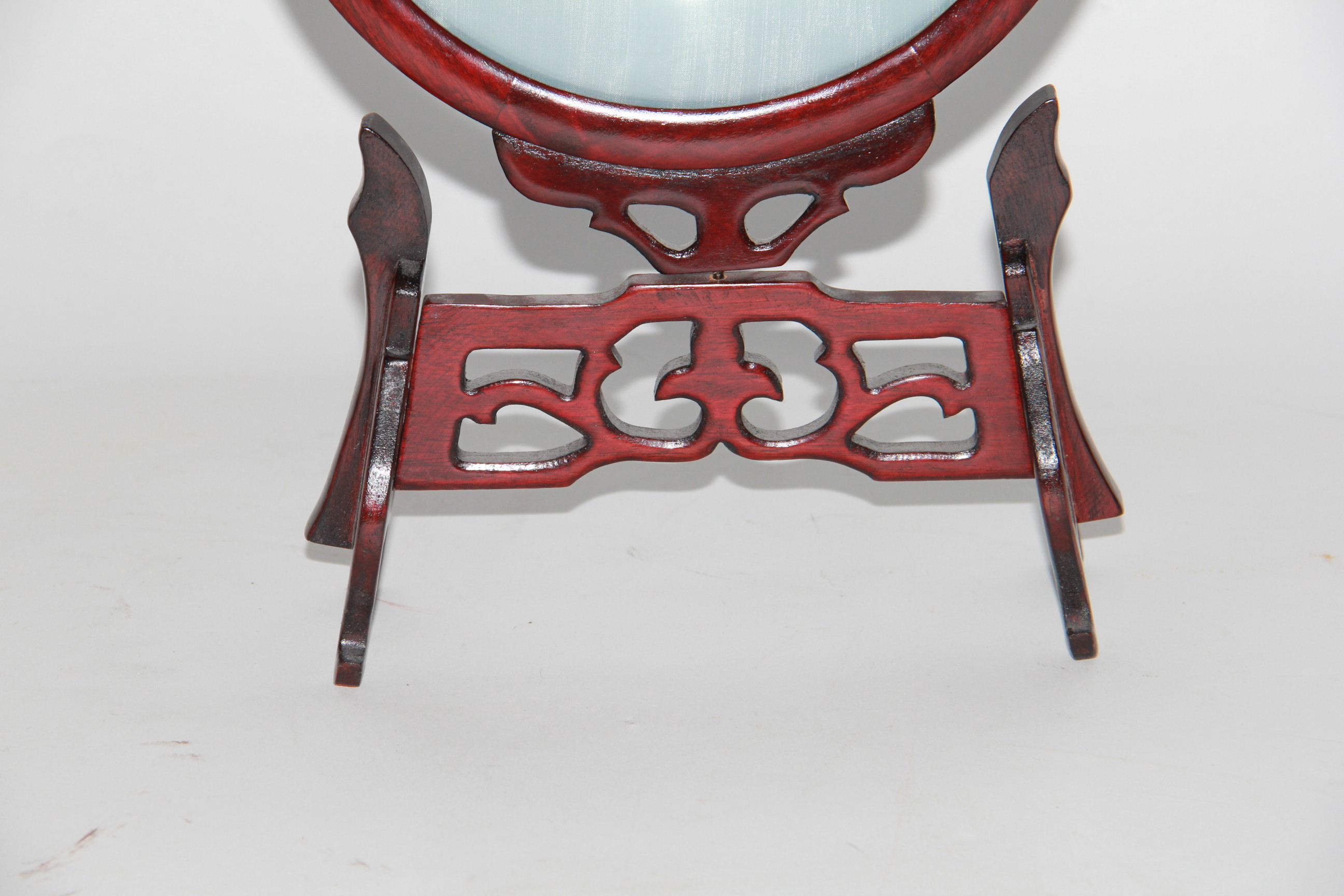 Chinese Table Screen With an Embroidery of Pandas