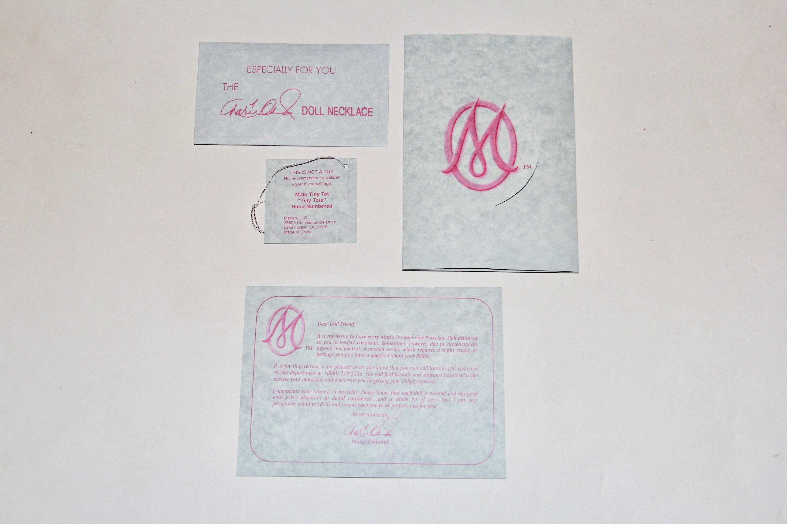 Marie Osmond "Mato Tiny Tot" and "Chenoa Tiny Tot" Dolls