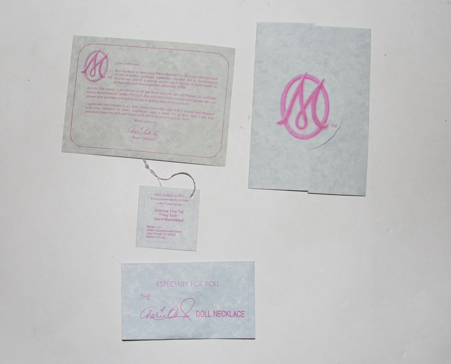 Marie Osmond "Mato Tiny Tot" and "Chenoa Tiny Tot" Dolls