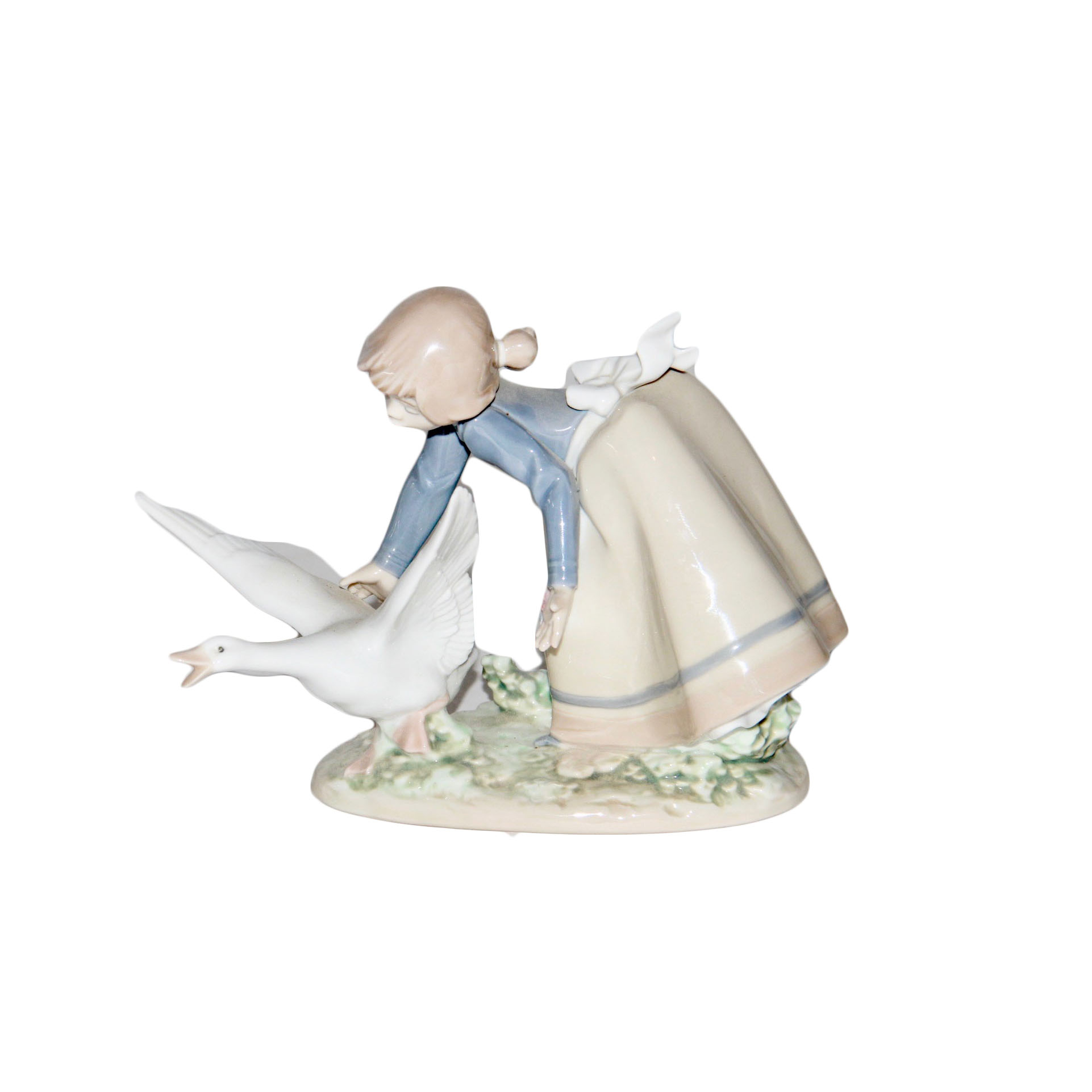 Lladro "Wild Goose Chase" Figurine