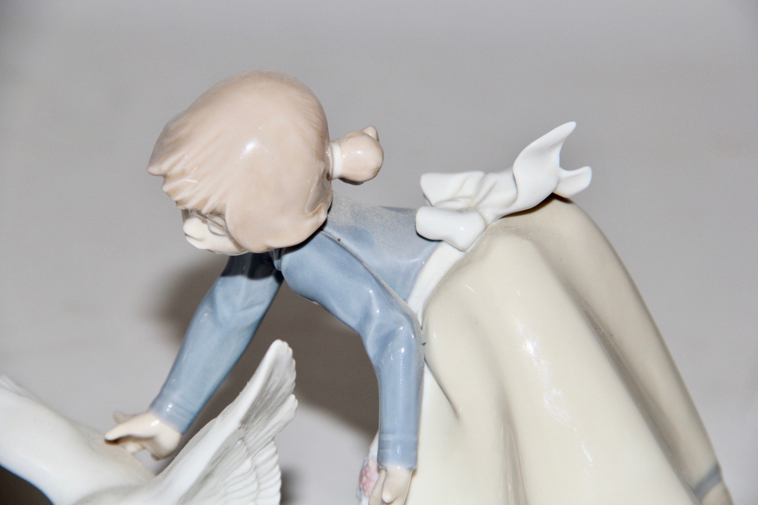 Lladro "Wild Goose Chase" Figurine