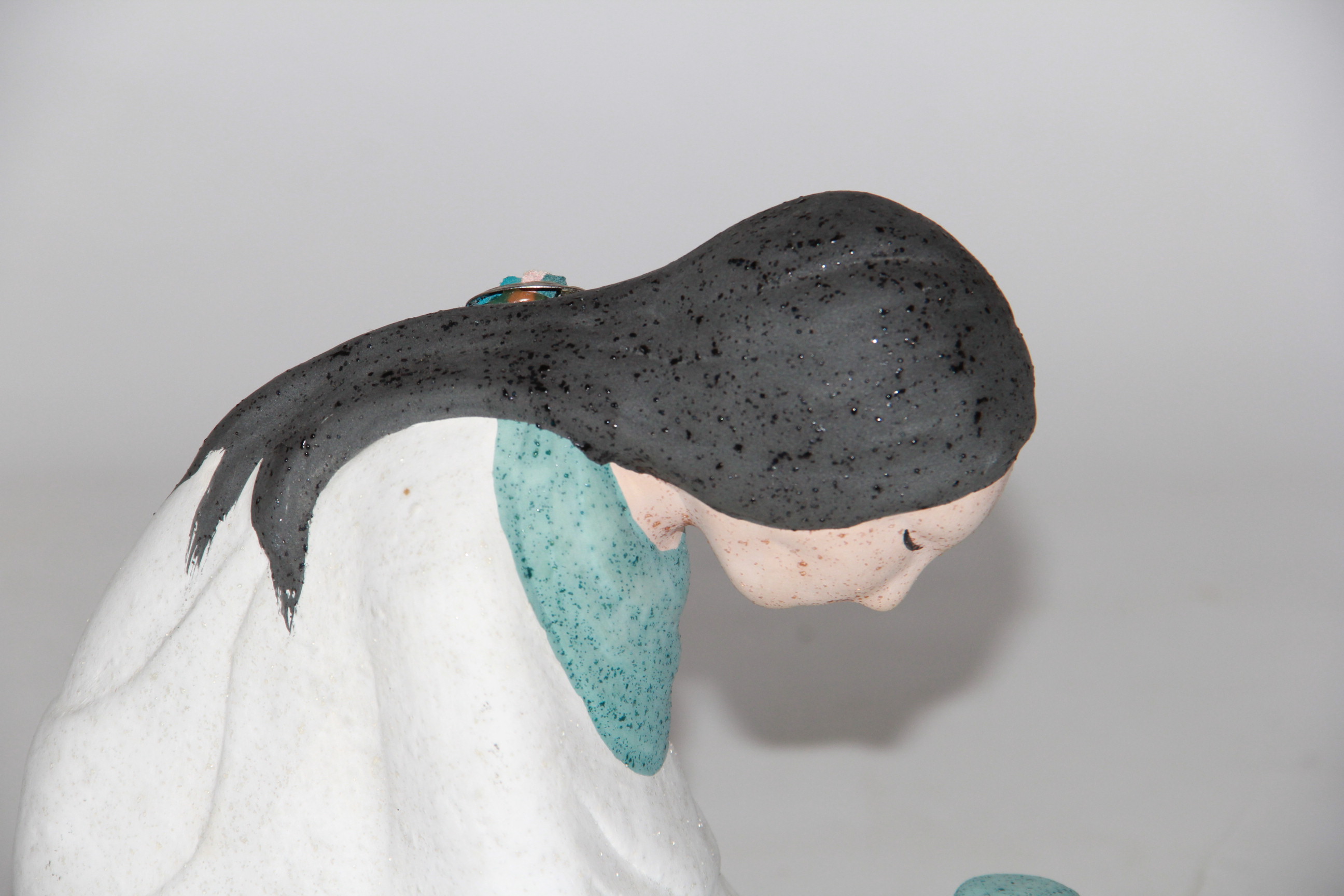 Sylvia Diaz Ceramic Figurine of Southwestern Style Woman