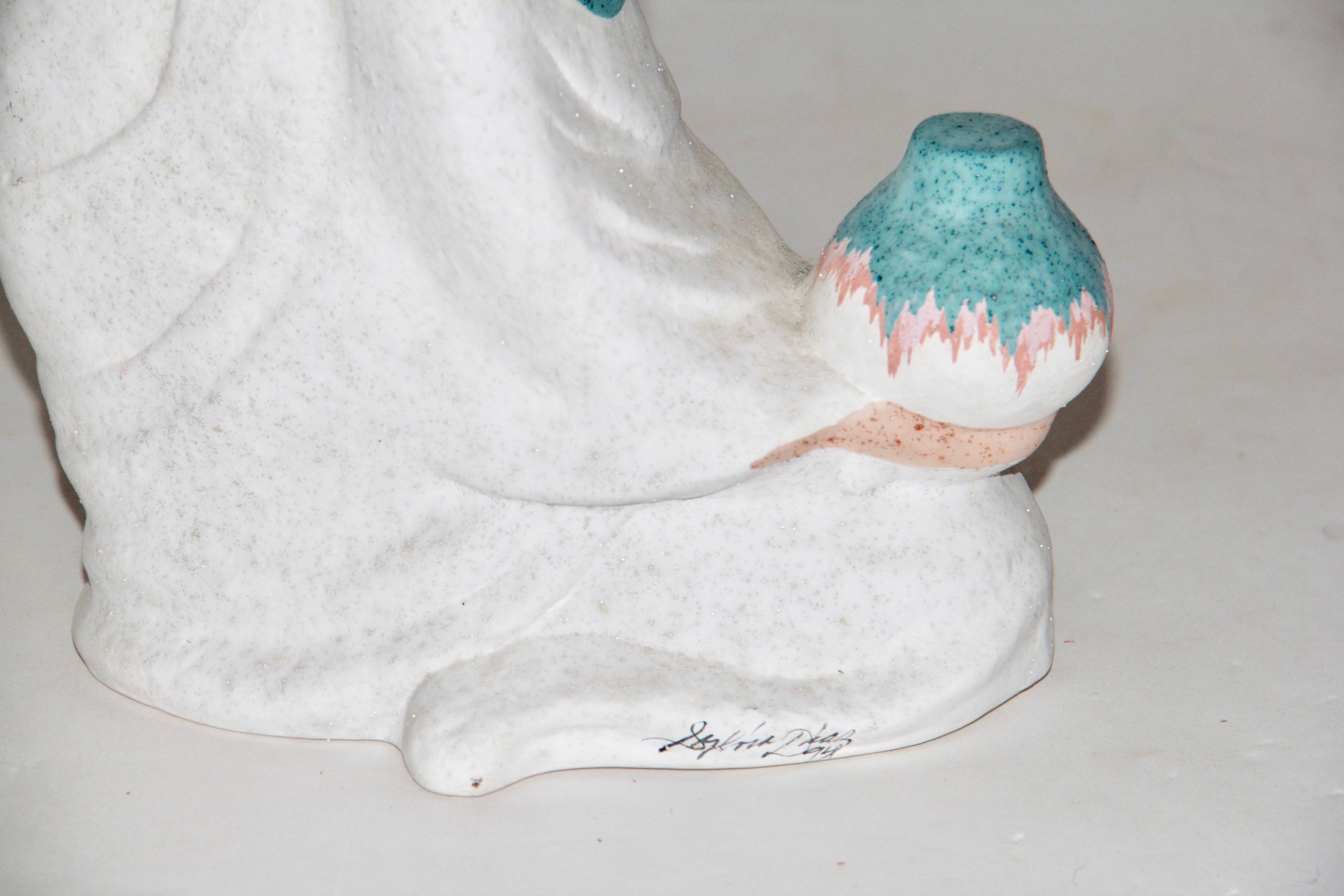 Sylvia Diaz Ceramic Figurine of Southwestern Style Woman