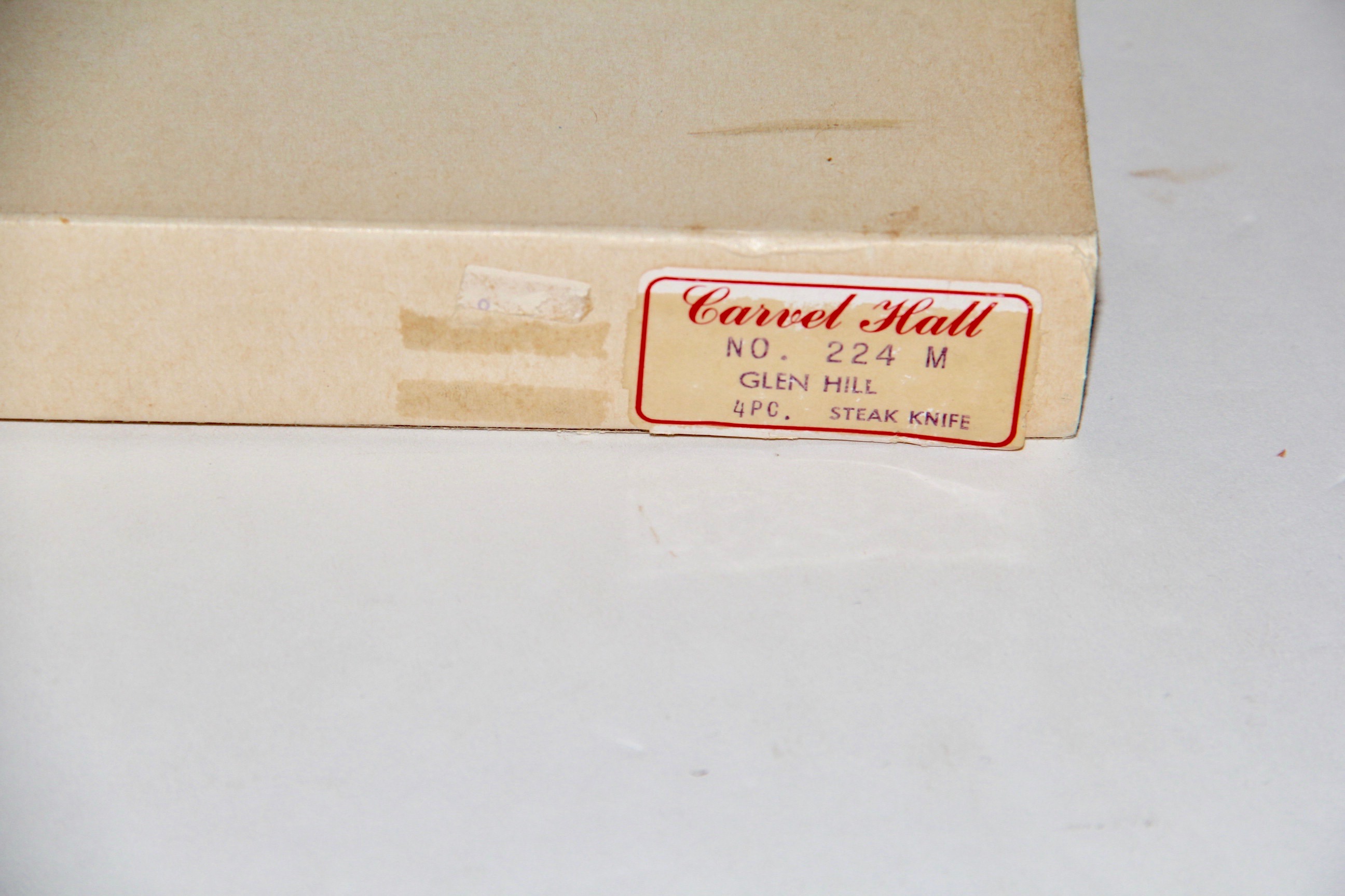 Carvel Hall Four Piece Modernist Steak Knife Set