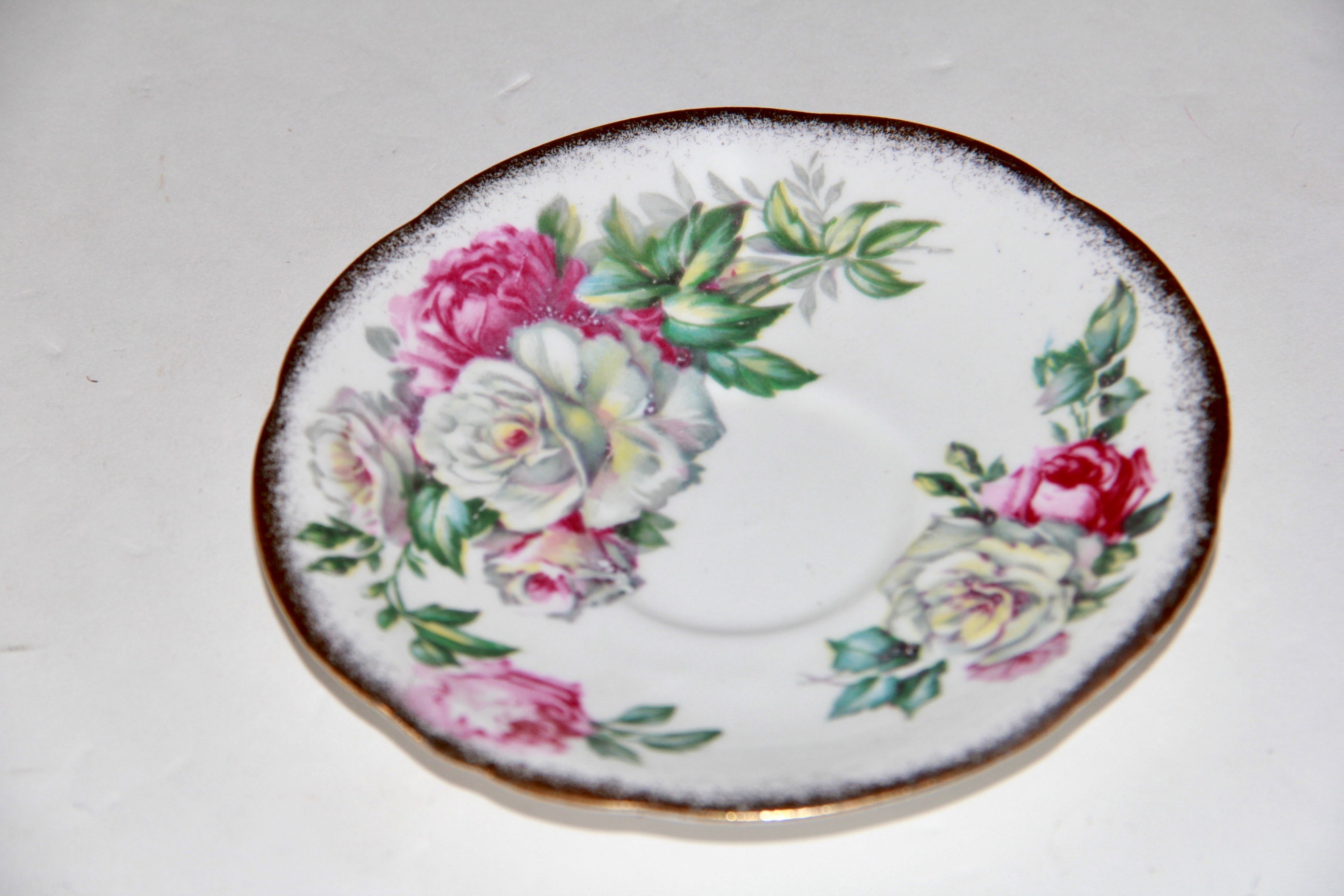 Bone China Teacups and Saucers Featuring Royal Albert