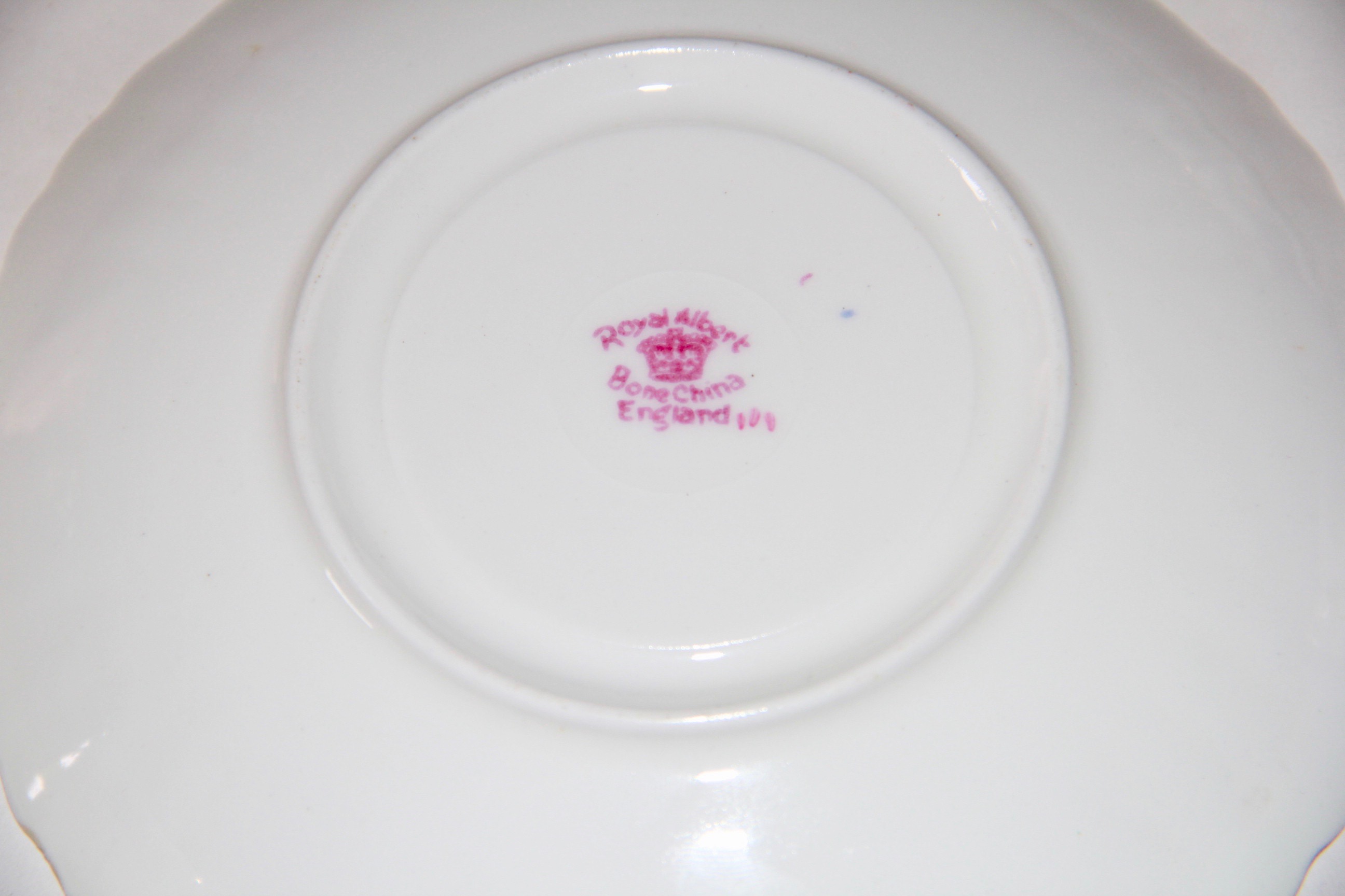 Bone China Teacups and Saucers Featuring Royal Albert