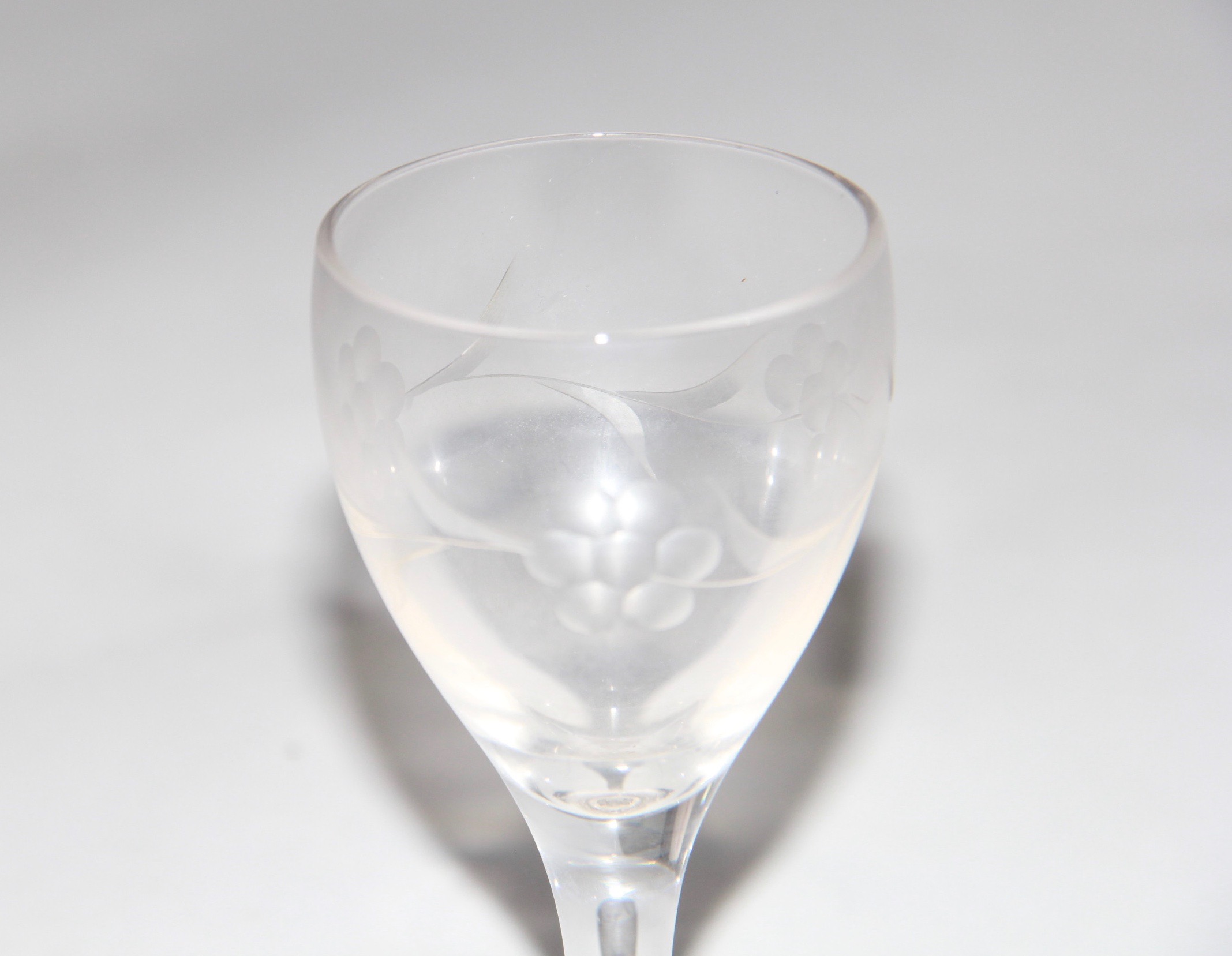 Crystal Cordial and Sherbet Glasses