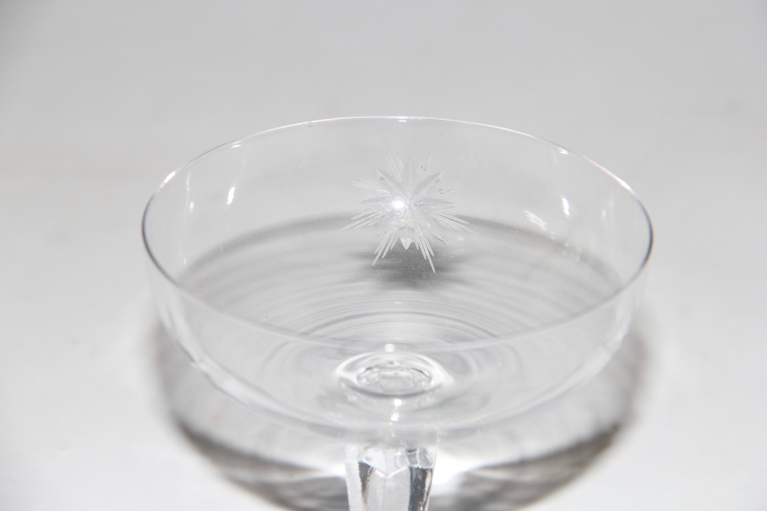 Crystal Cordial and Sherbet Glasses