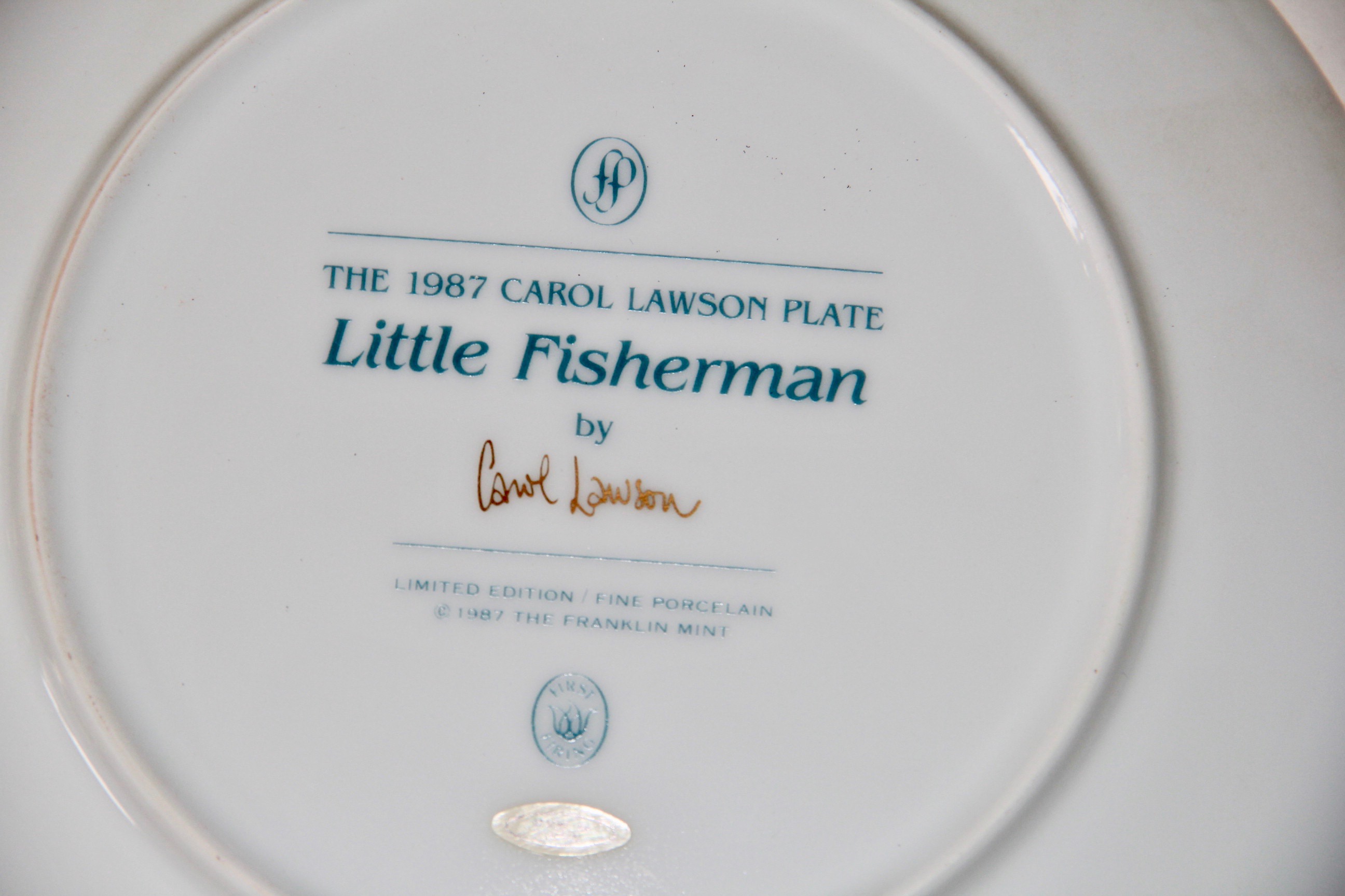 Carol Lawson Collector's Plates