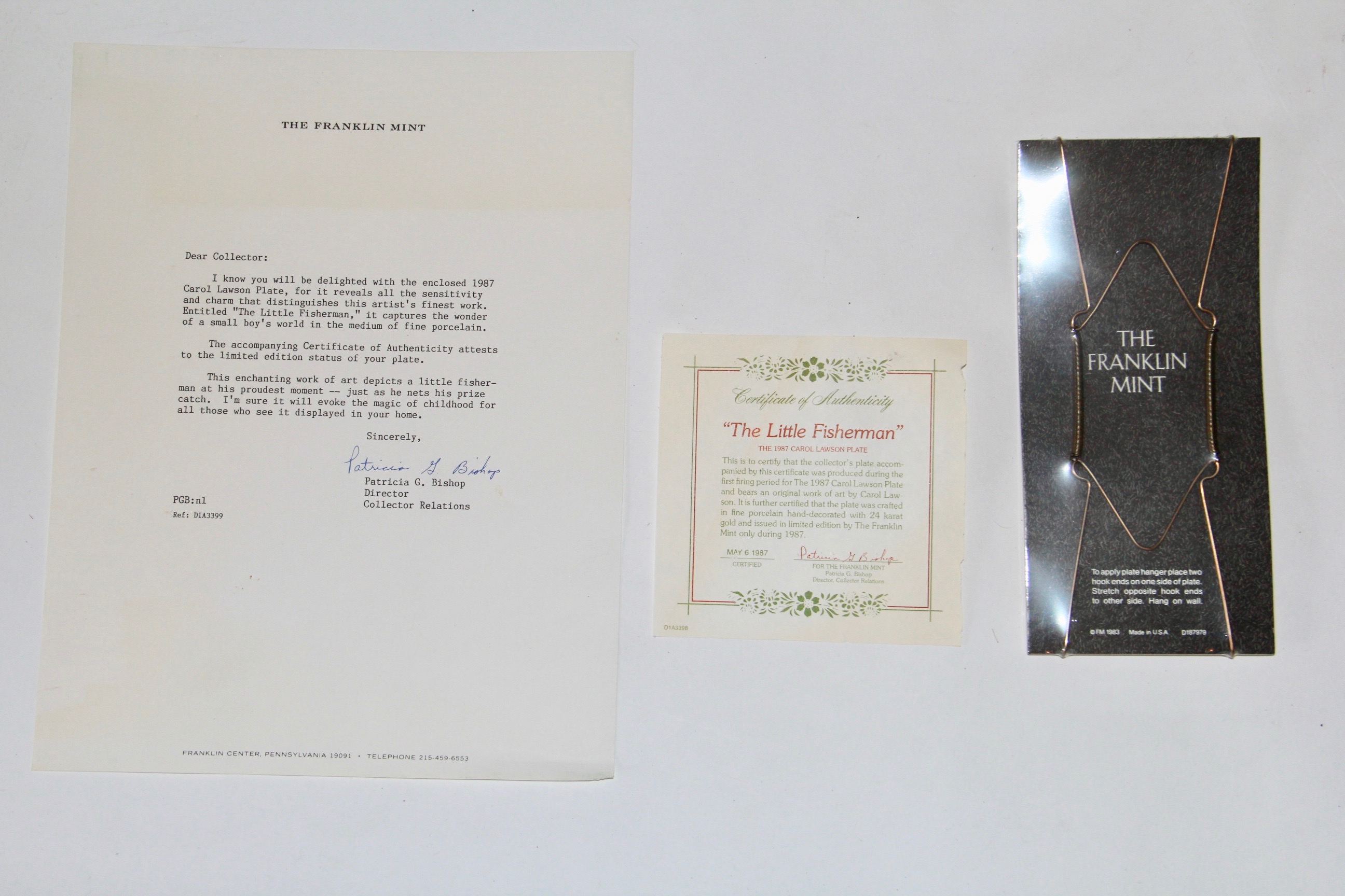 Carol Lawson Collector's Plates