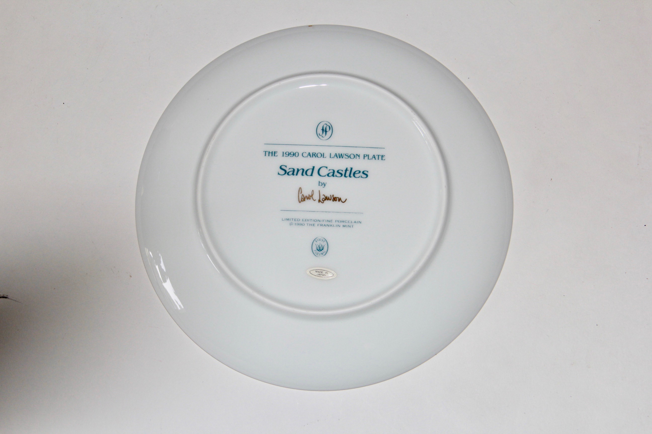 Franklin Mint Carol Lawson Decorative Plates