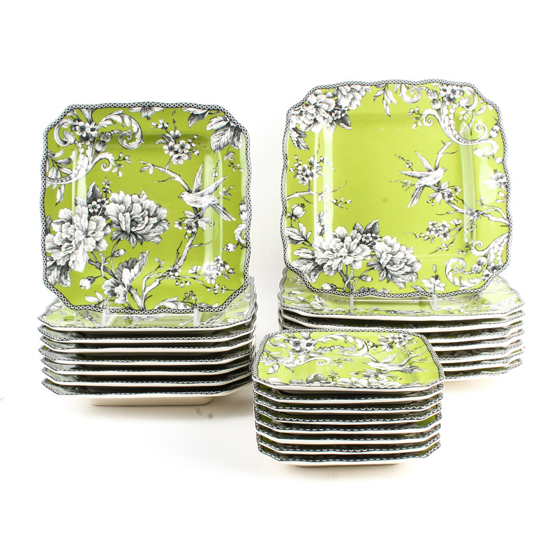 222 Fifth Porcelain Dishware in "Adelaide"
