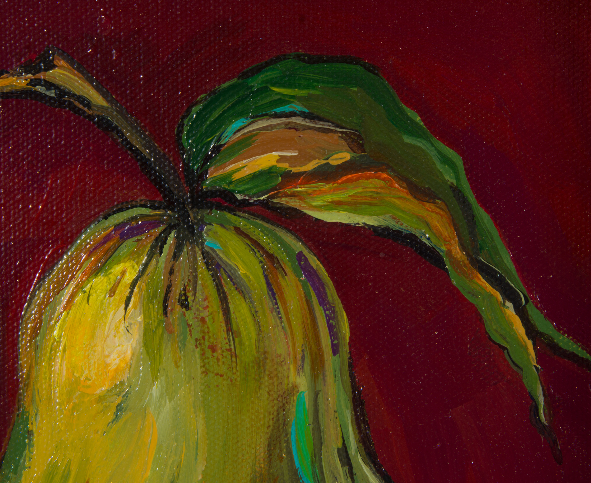 L. Burch Framed Oil on Canvas Fruit Paintings