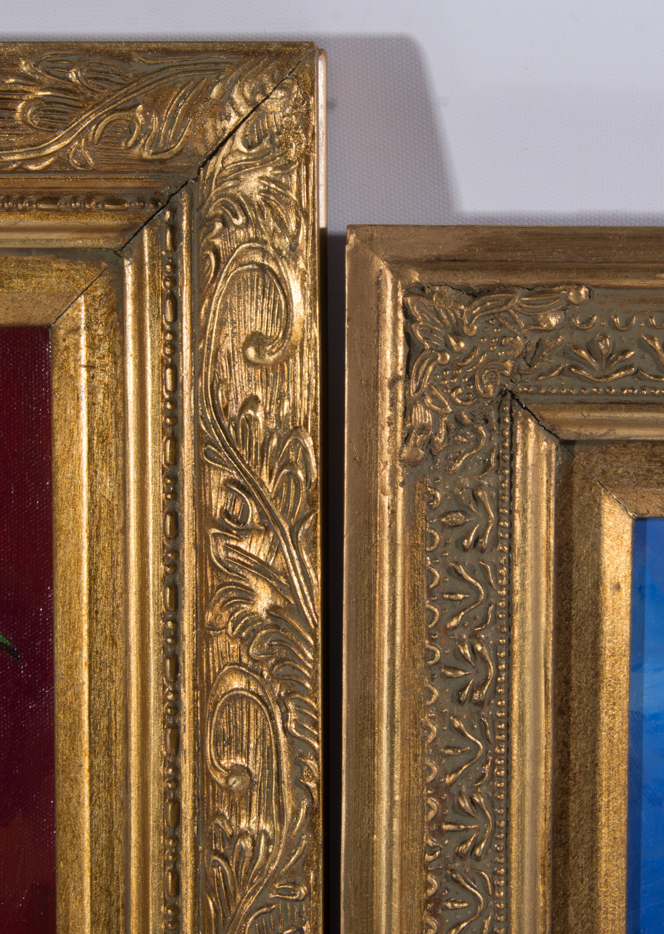 L. Burch Framed Oil on Canvas Fruit Paintings