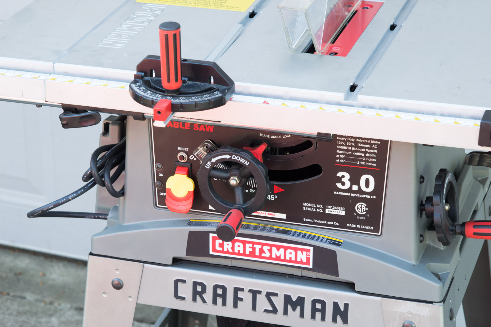 Craftsman Table Saw and Accessories