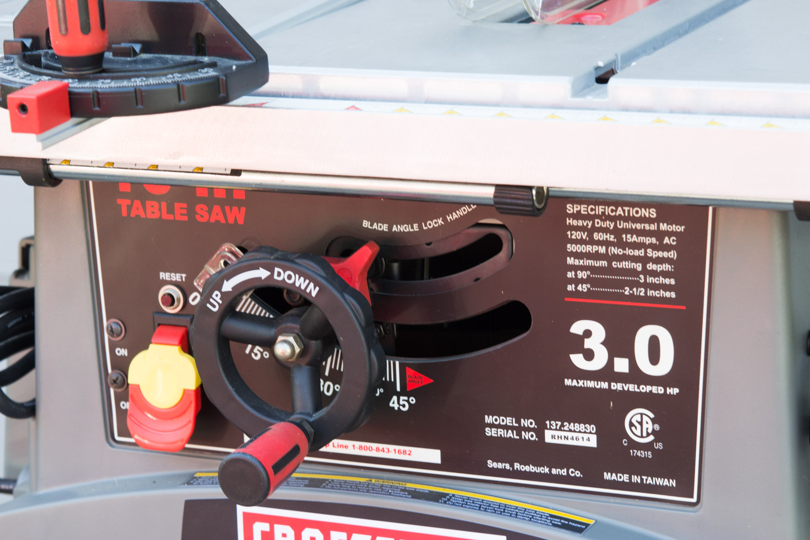 Craftsman Table Saw and Accessories