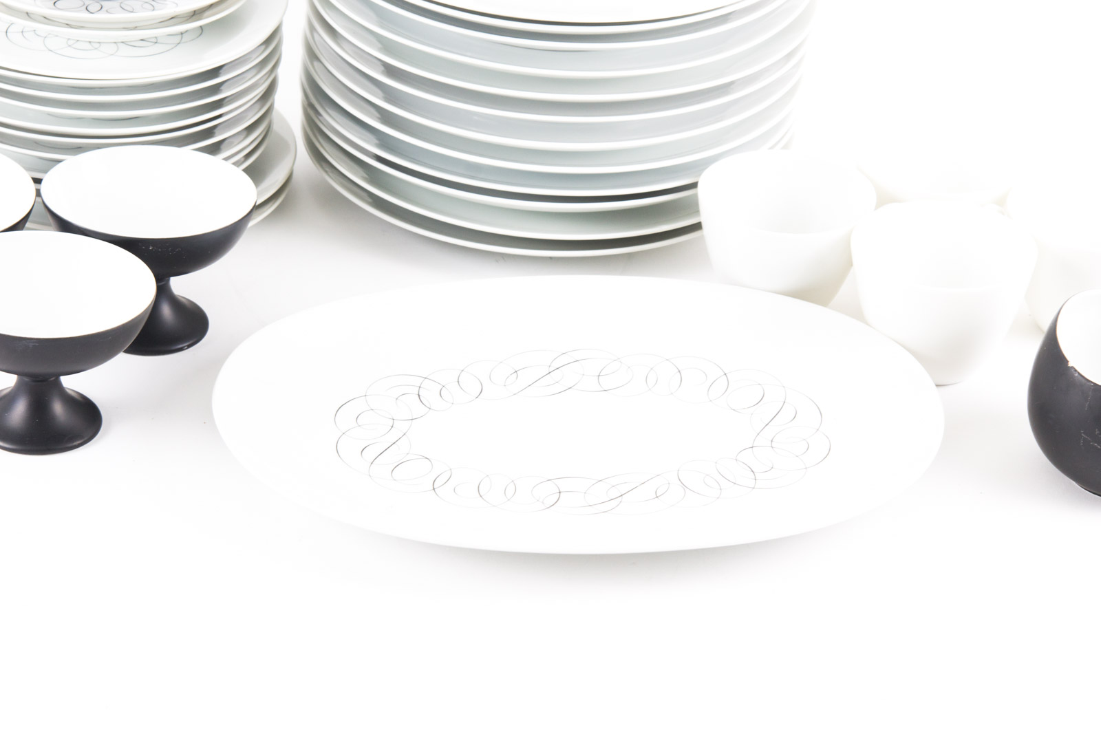 Vintage Continental China Set Designed by Raymond Loewy