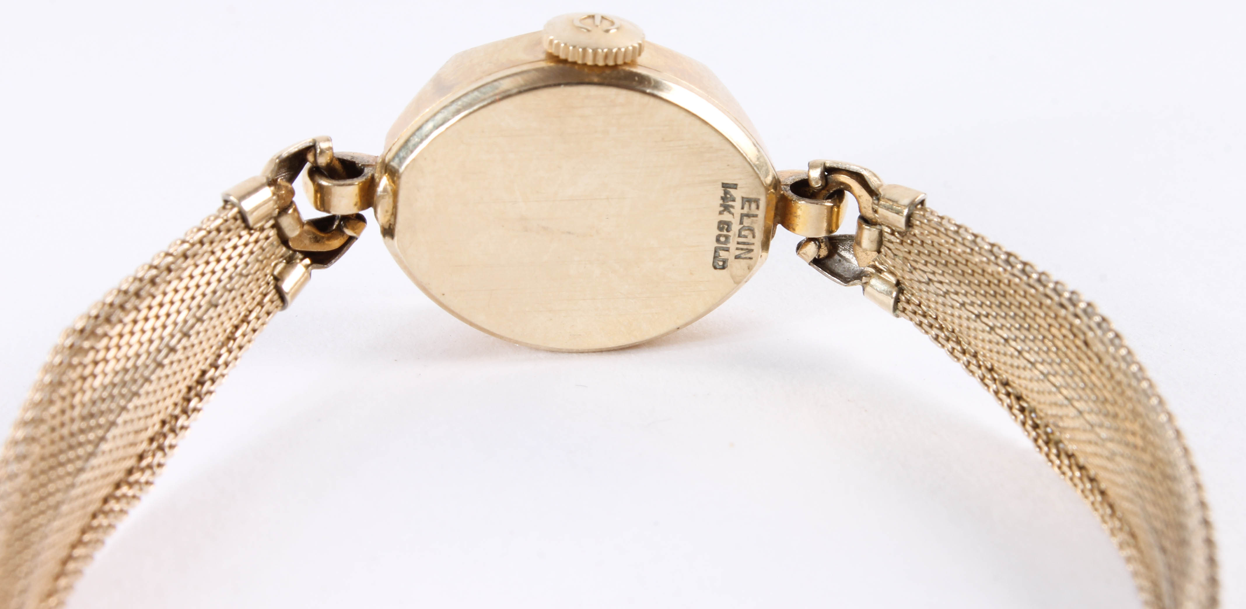 Vintage 14K Yellow Gold Elgin Watch