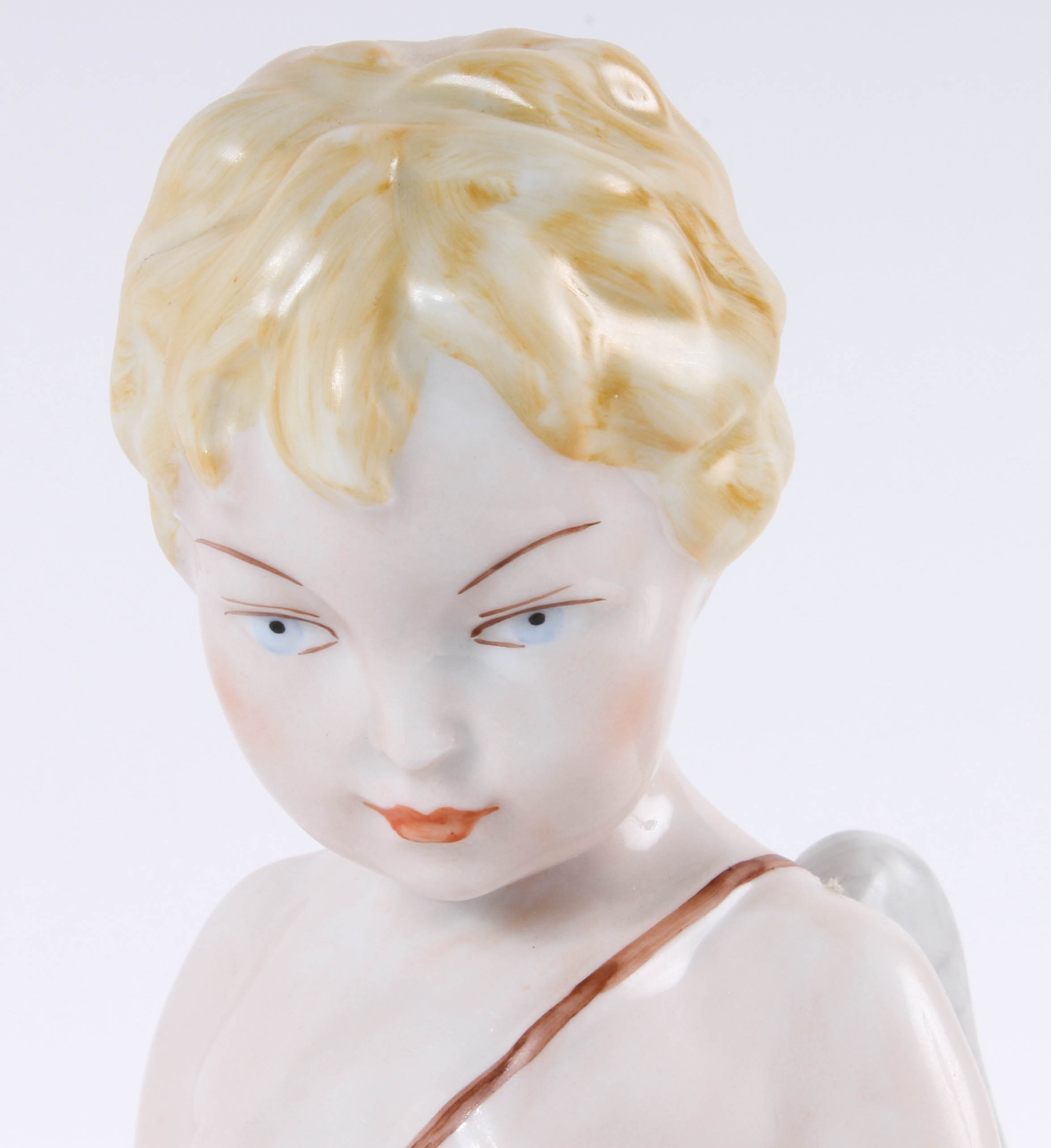 Royal Dux Cherub Figurine