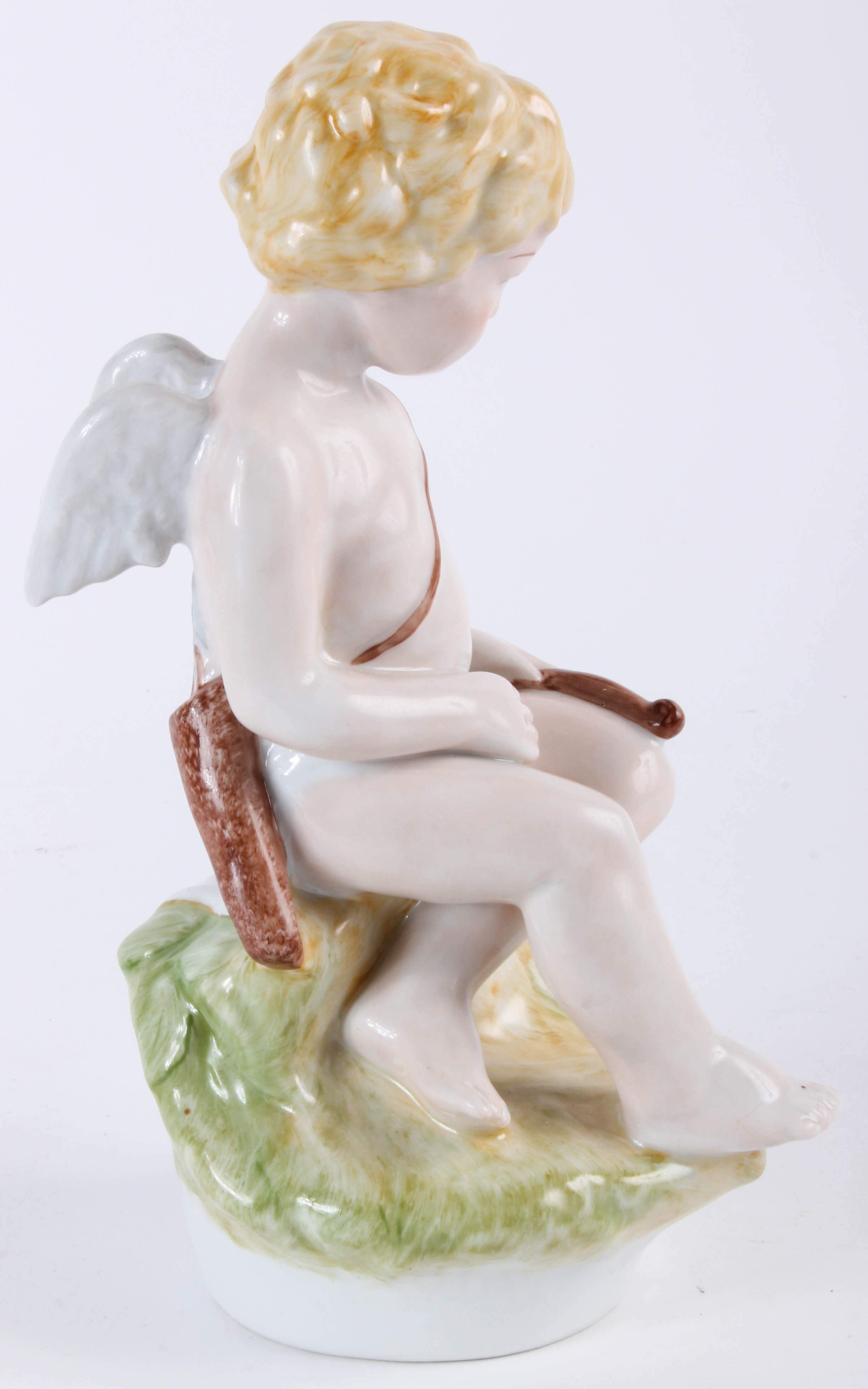 Royal Dux Cherub Figurine