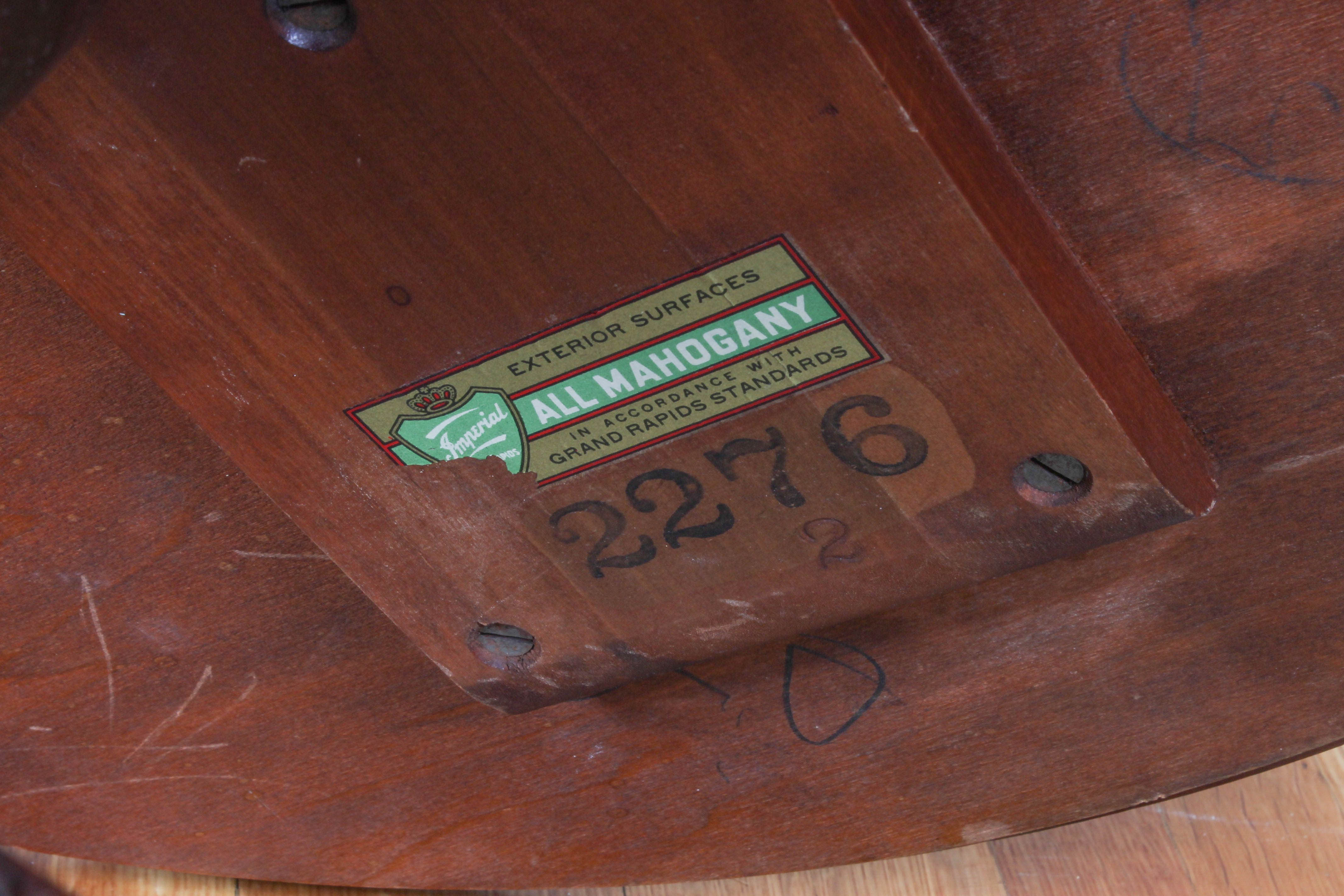 Carved Wood Coffee Table with Removable Glass Top