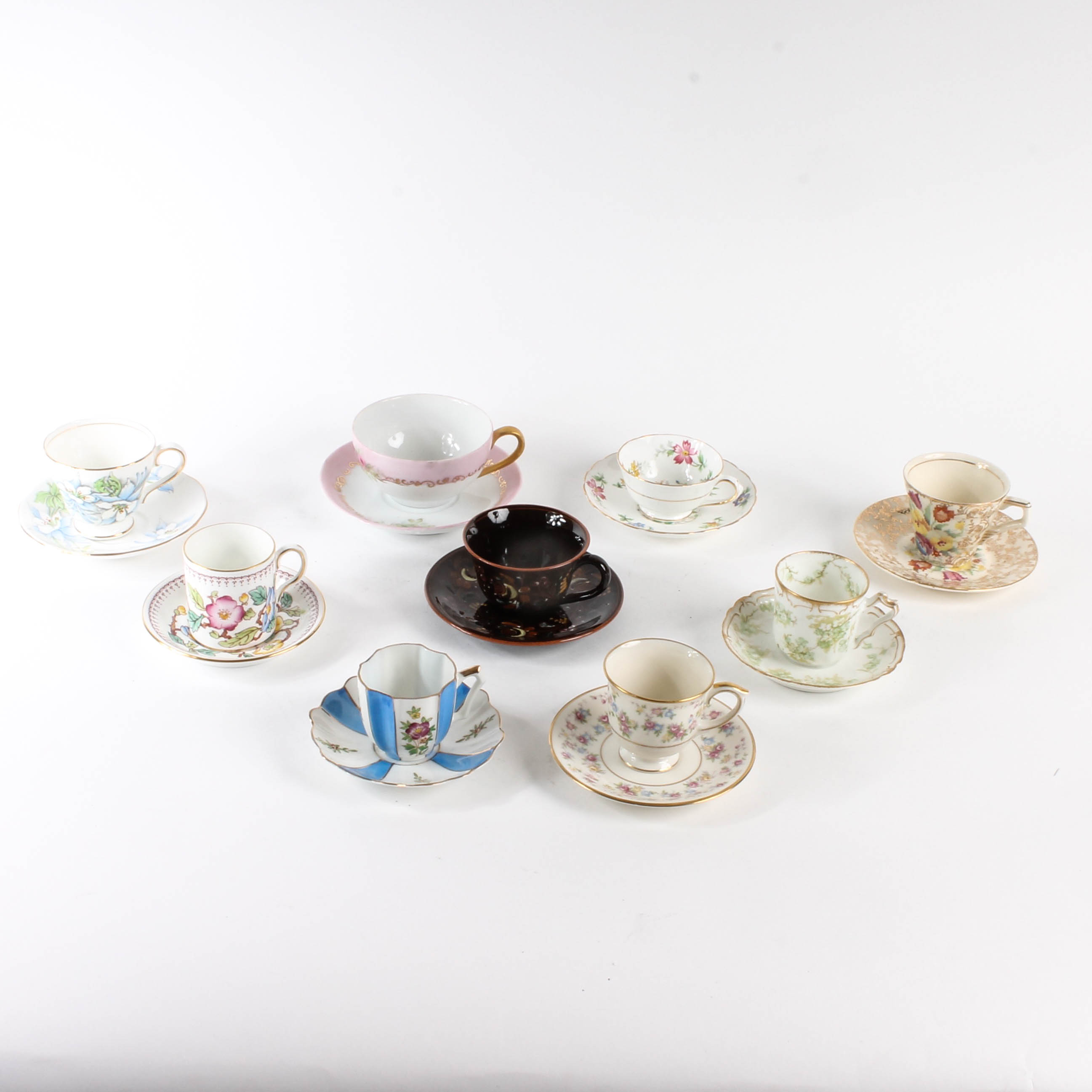 Assorted Cup and Saucer Sets