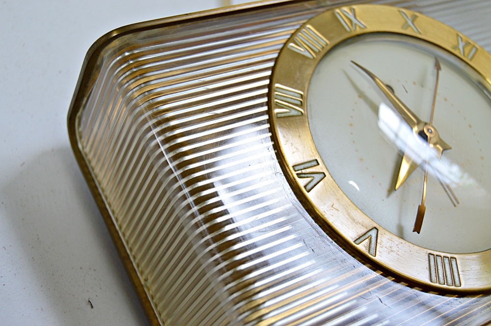 Three 1940s GE Telechron Clocks