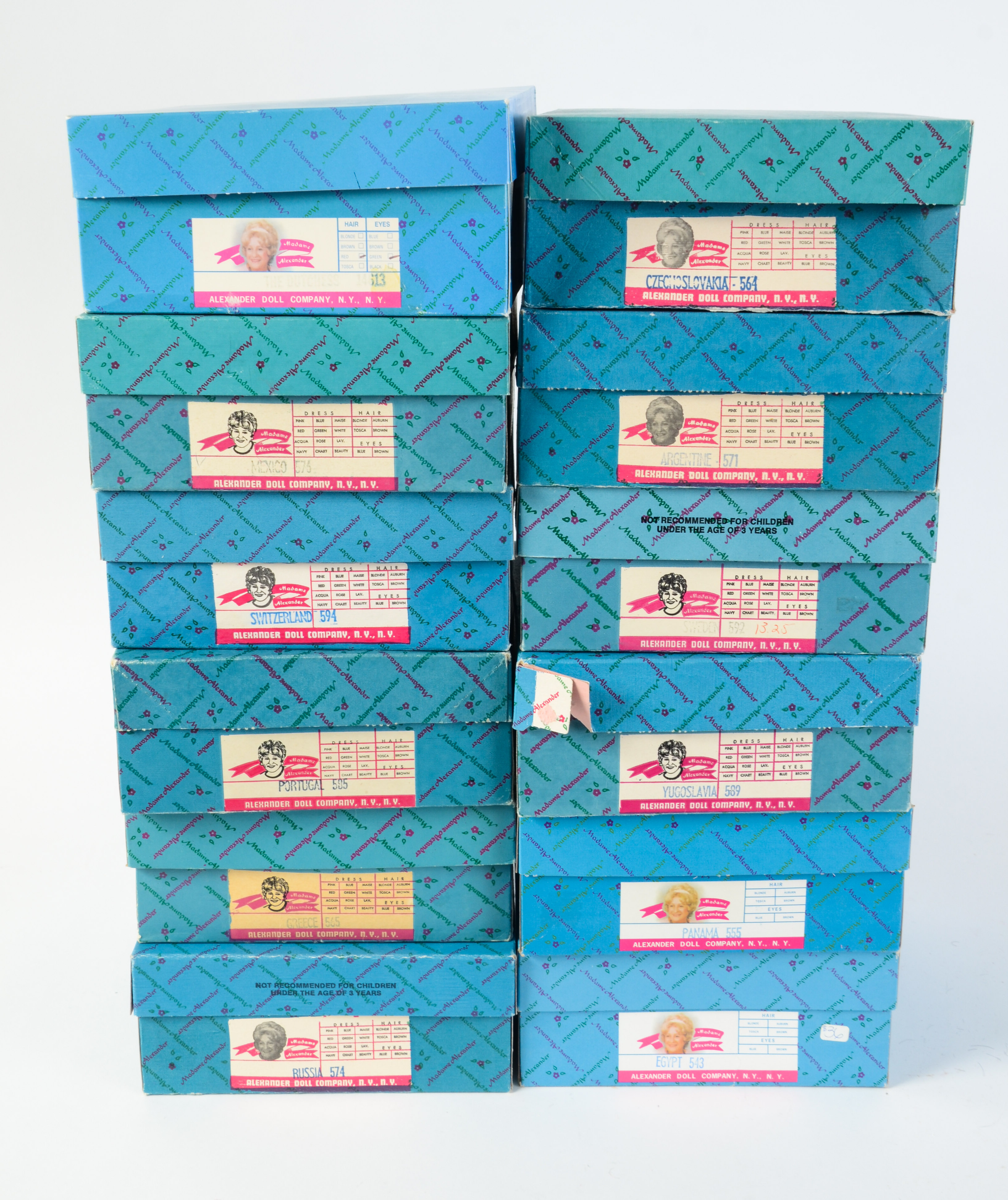 Vintage International Madame Alexander Dolls