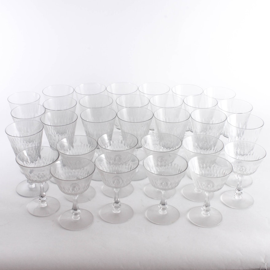 Collection of Crystal Stemware