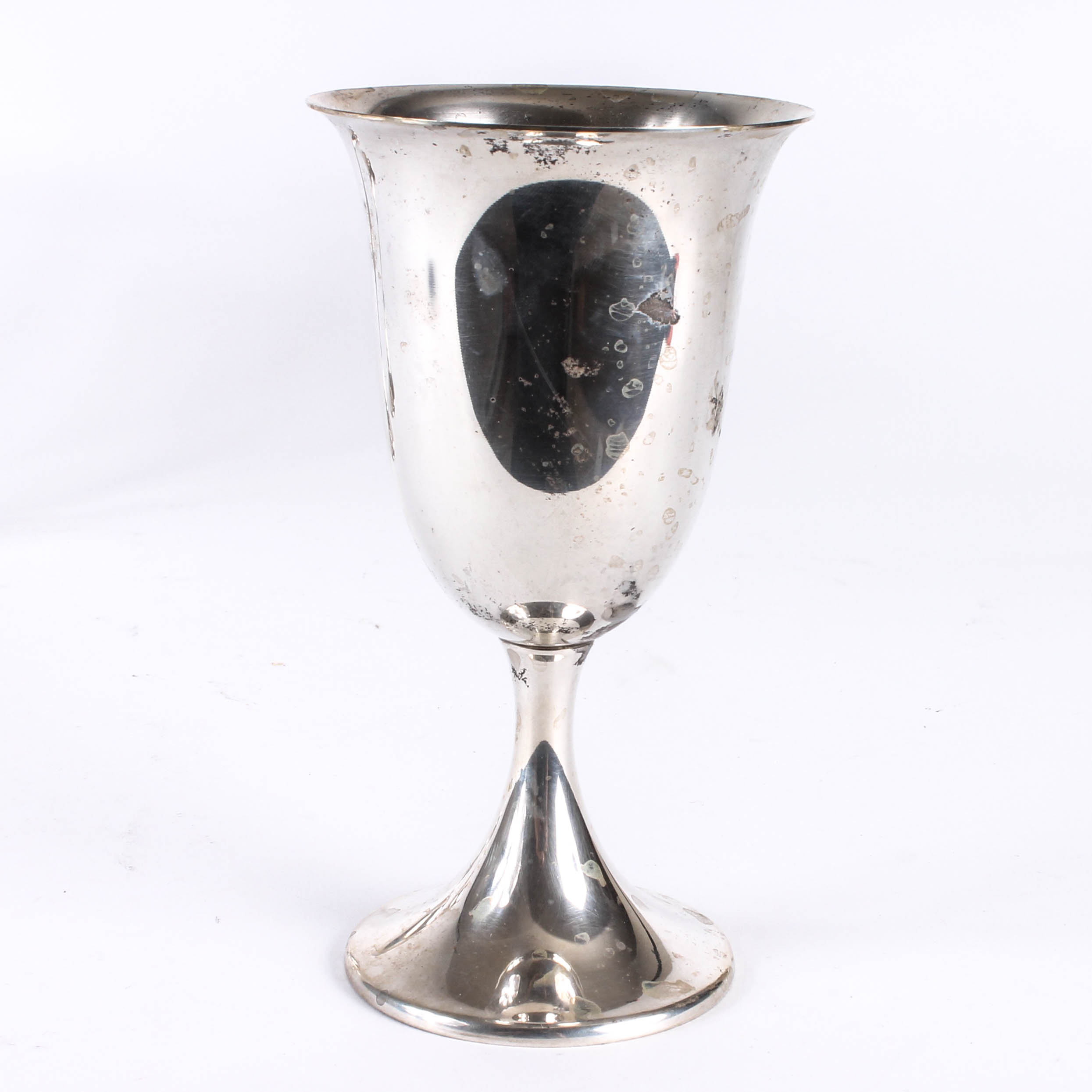 Eight Sterling Silver Goblets